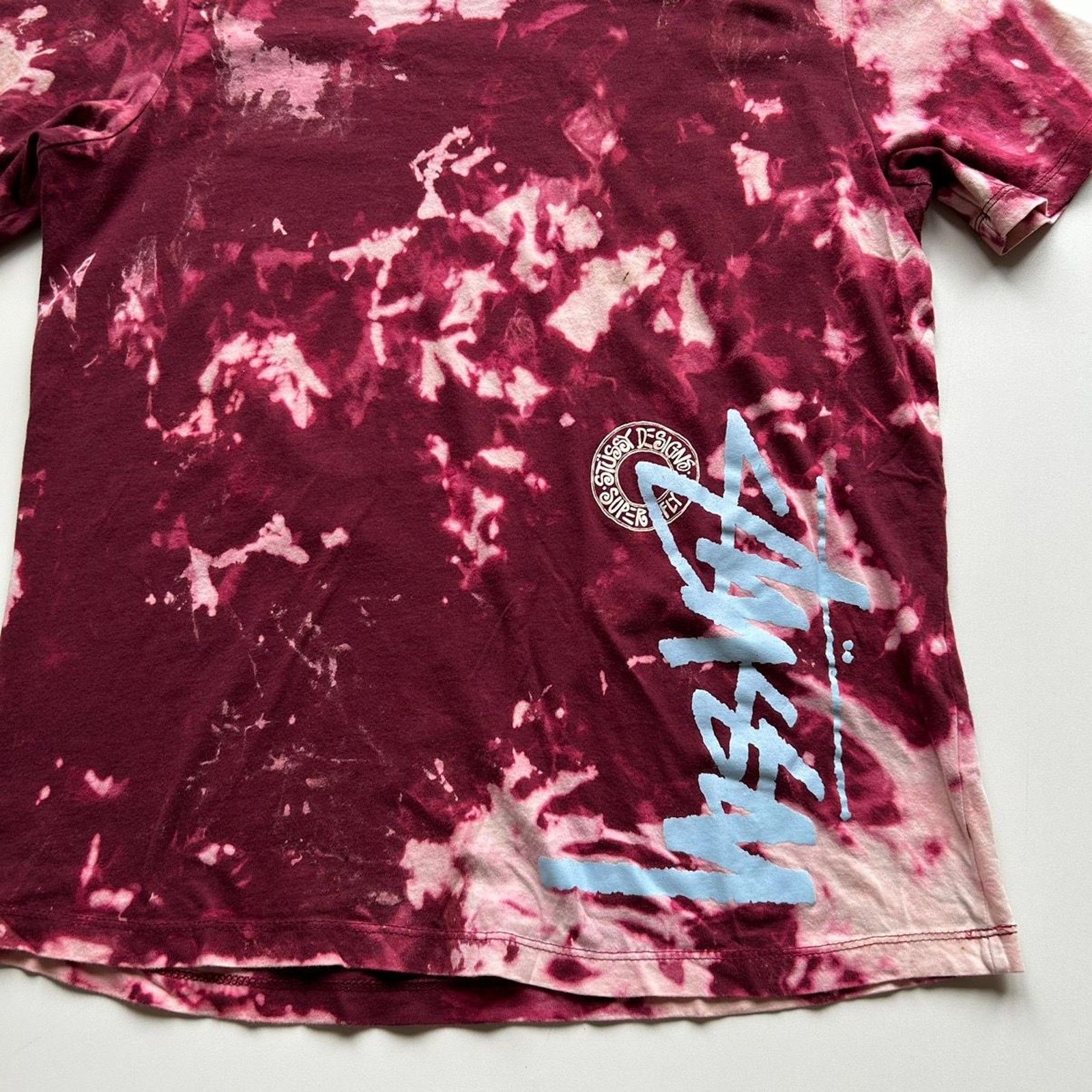 Stussy × Vintage Vintage 2000s Stussy Graphic Tie Dye T Shirt Medium Rare Size US M / EU 48-50 / 2 - 2 Thumbnail