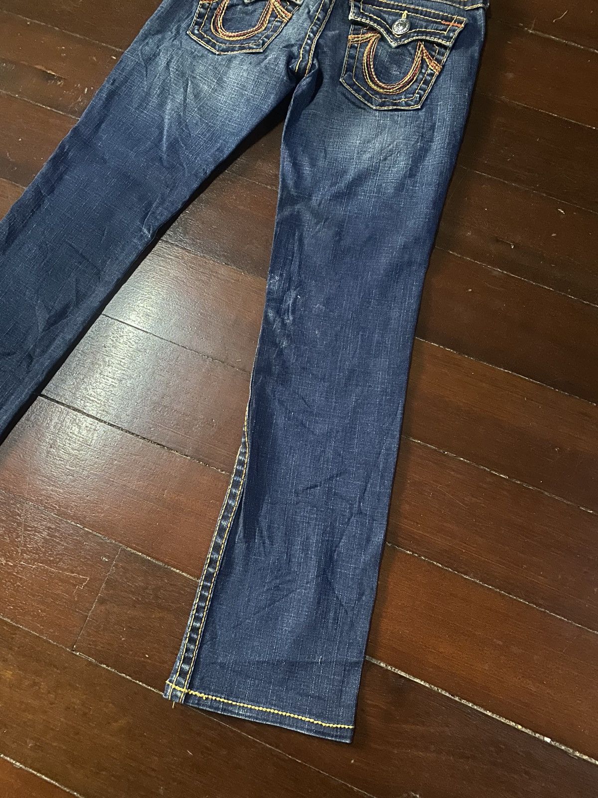 Designer × True Religion Fire 🔥 TRUE RELIGION made in usa big stitching boot cut Size 32" / US 10 / IT 46 - 3 Thumbnail
