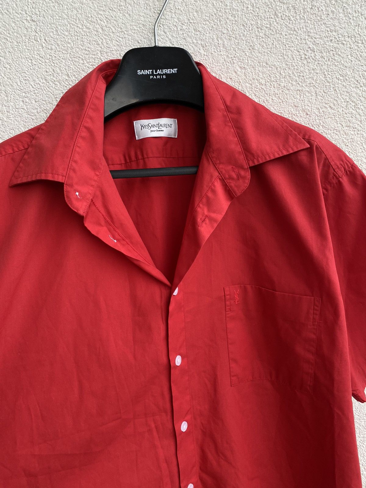 Yves Saint Laurent Summer YSL Shirt Red Button Up Size US L / EU 52-54 / 3 - 17 Thumbnail