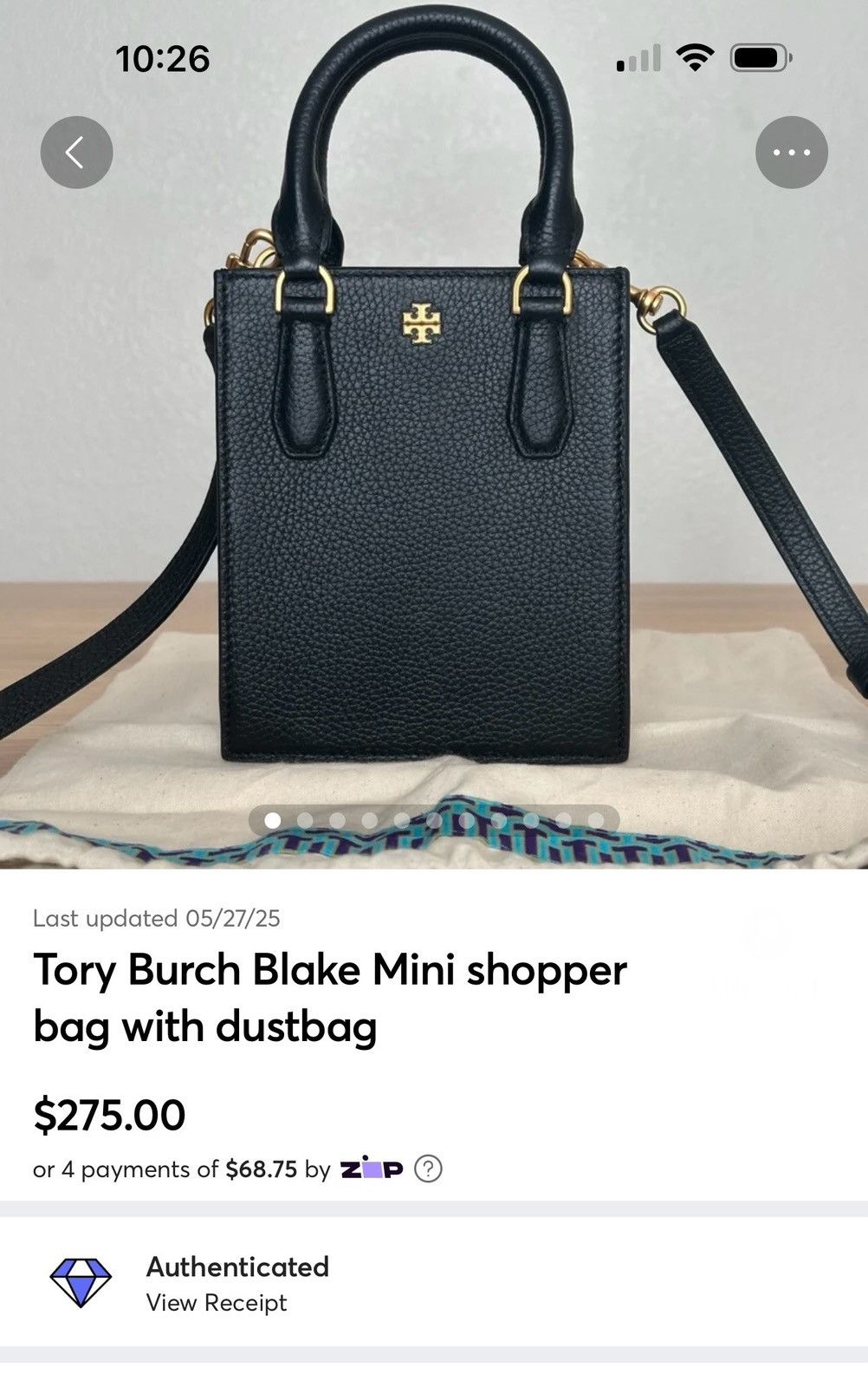 Tory Burch Tory Burch Blake Mini shopper bag with dustbag Size ONE SIZE - 12 Thumbnail