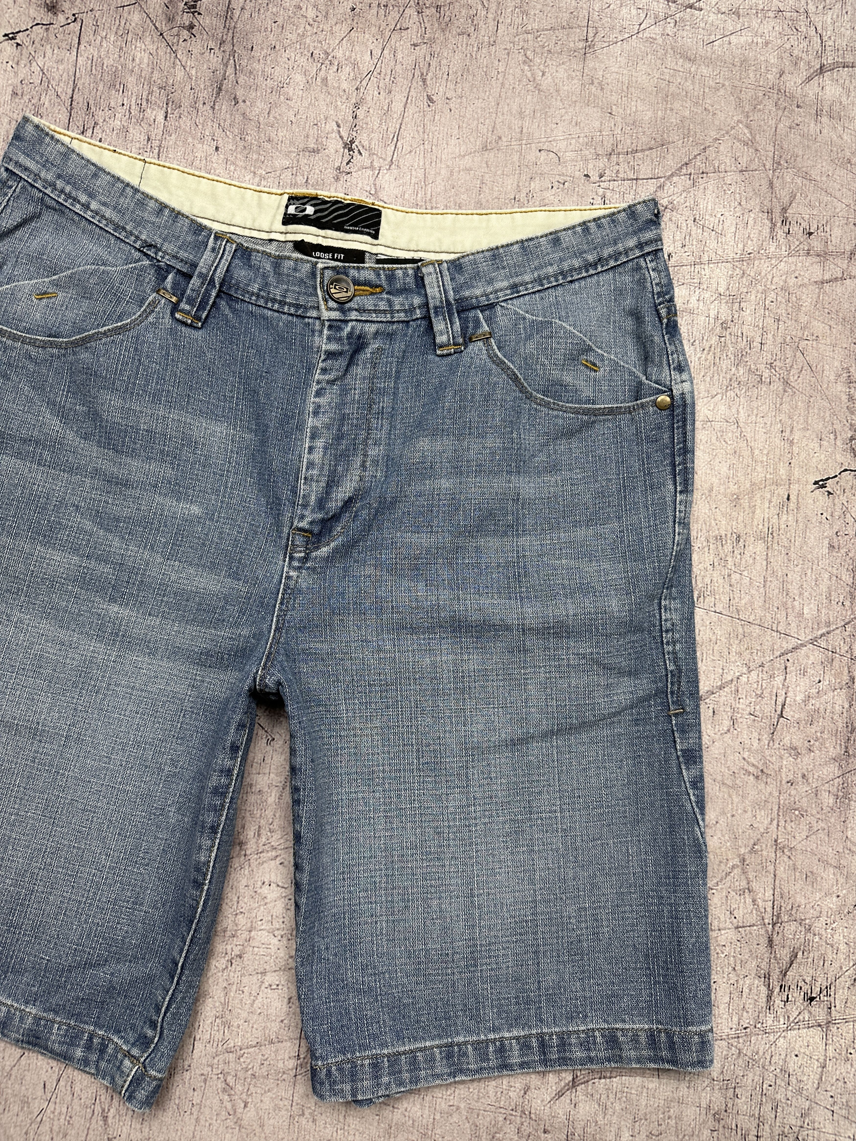 Oakley Oakley Vintage Mens Denim Shorts Size US 36 / EU 52 - 2 Thumbnail