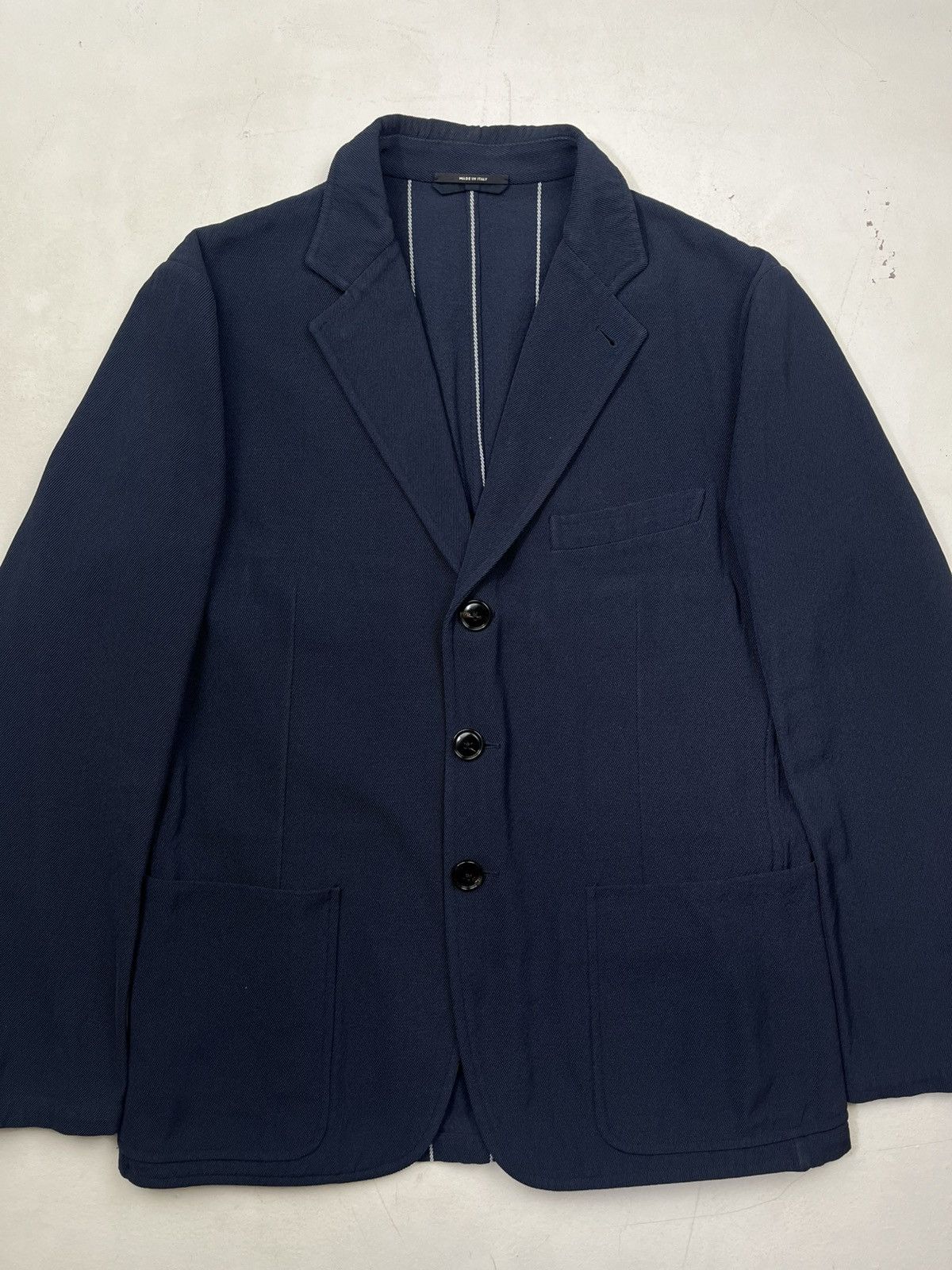 Hermes Vintage Hermès Striped Back Jacket Size XL / US 12-14 / IT 48-50 - 2 Thumbnail