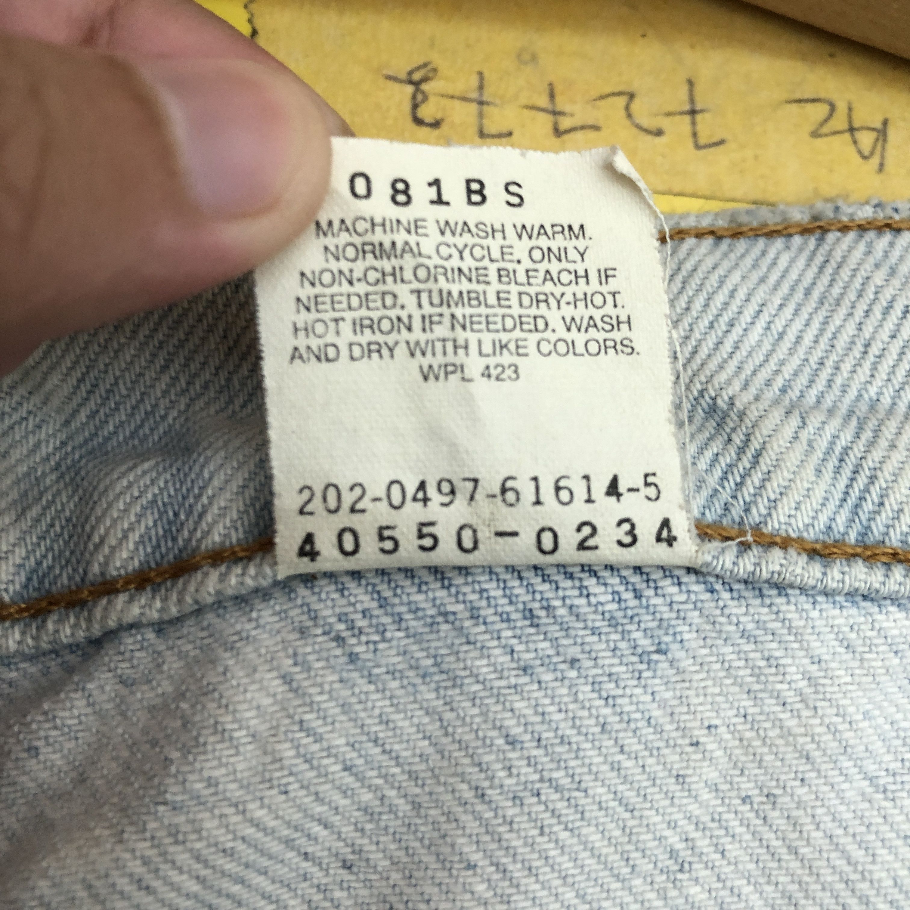 Levi's Vintage Levi's Light Wash Jeans Levis Faded Levis Denim Size US 32 / EU 48 - 10 Thumbnail