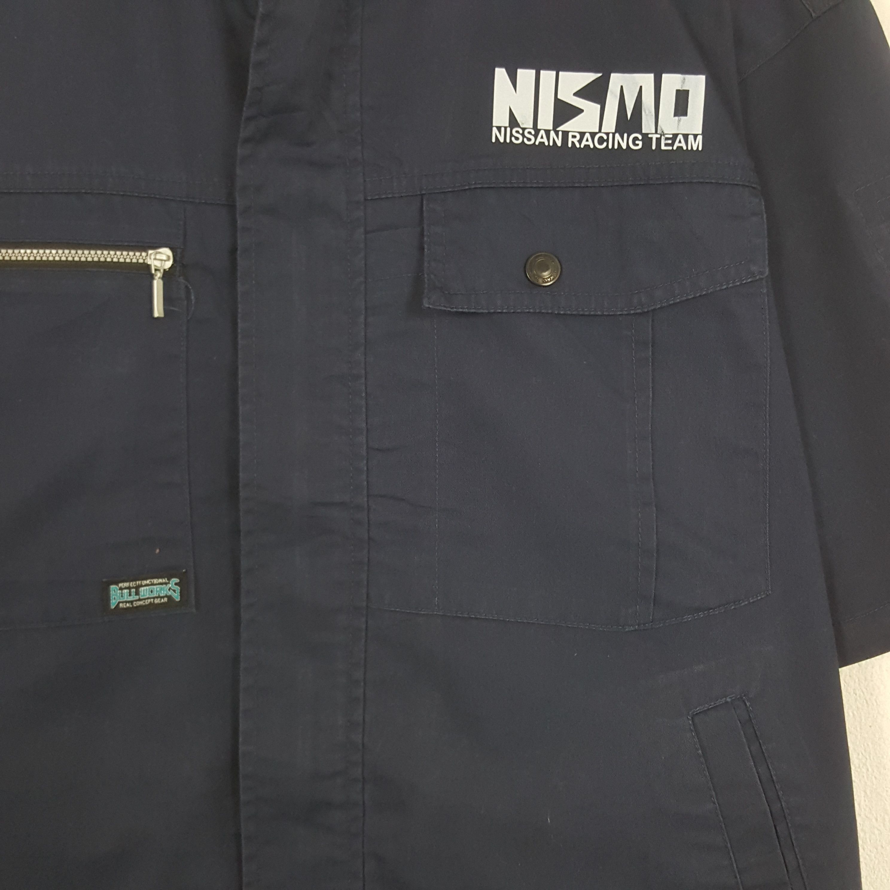Japanese Brand × Vintage Vintage Nismo Racing Team Custom Art Short Sleeve Jacket Size US L / EU 52-54 / 3 - 4 Thumbnail
