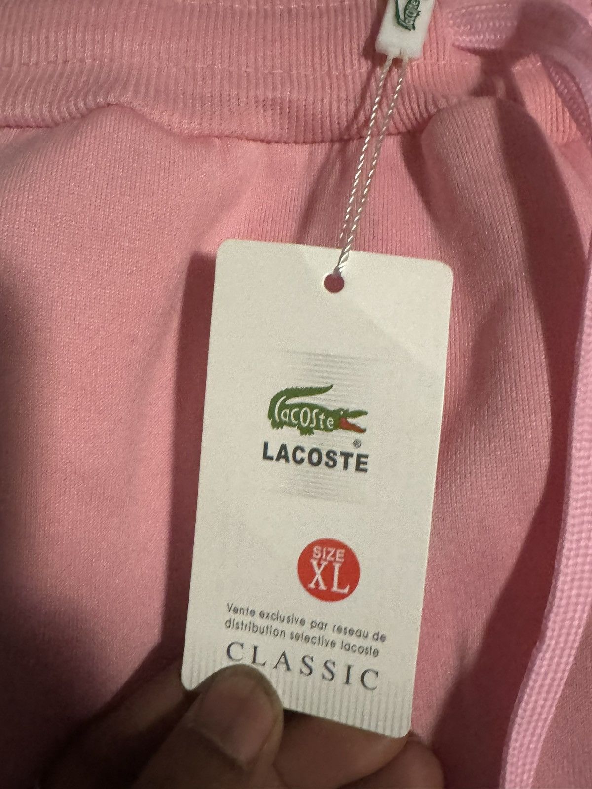 Lacoste Pink Lacoste Fleece Set Size US XL / EU 56 / 4 - 2 Thumbnail