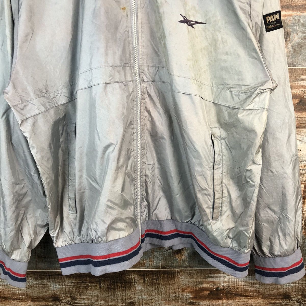 Asics Asics made in japan vintage Grey Sweater #A1958 Size US L / EU 52-54 / 3 - 6 Thumbnail
