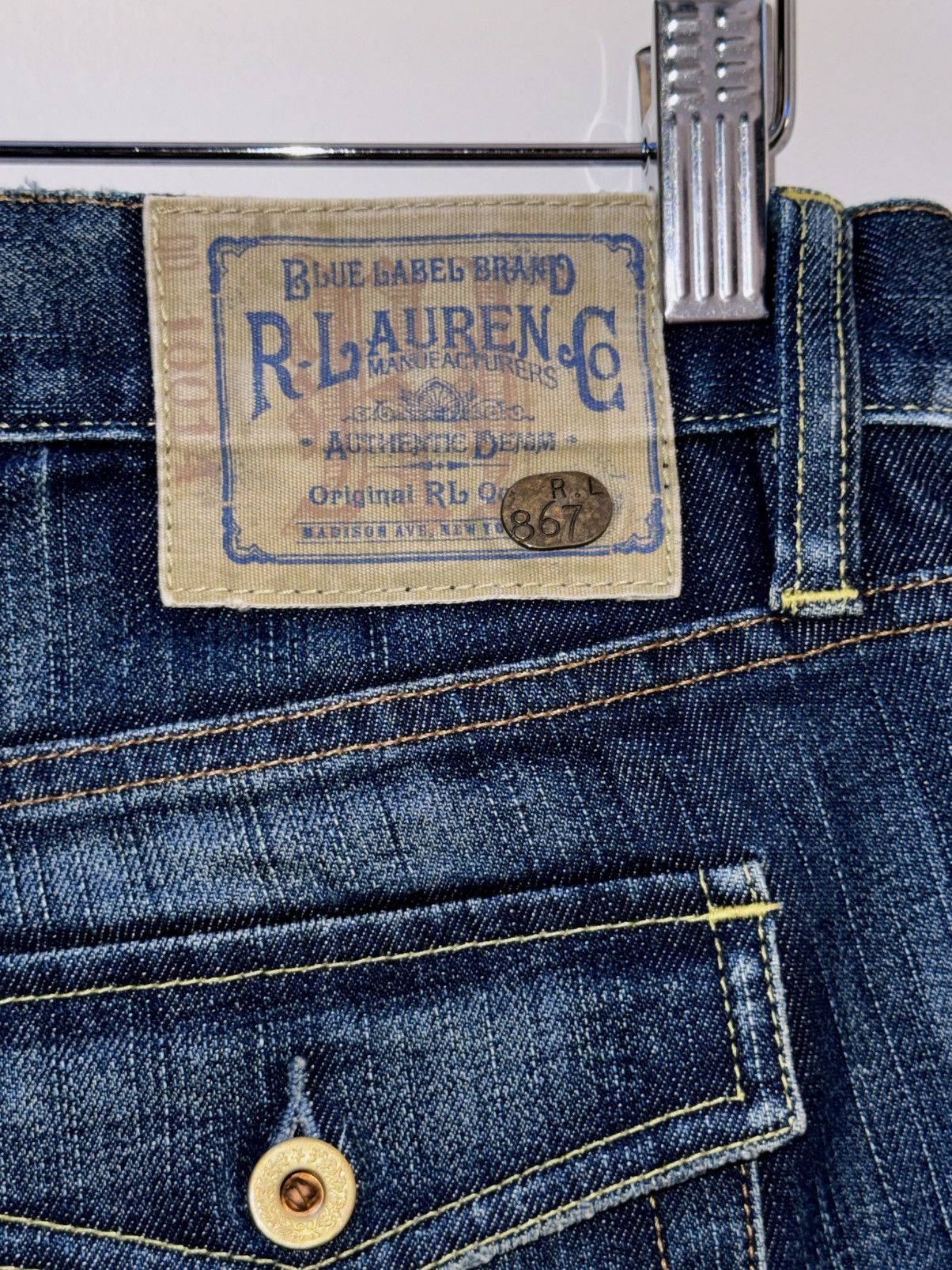 Ralph Lauren Ralph Lauren Blue Label Ricky 867 Bootcut Jeans 2007 W30 Size 31" - 12 Thumbnail