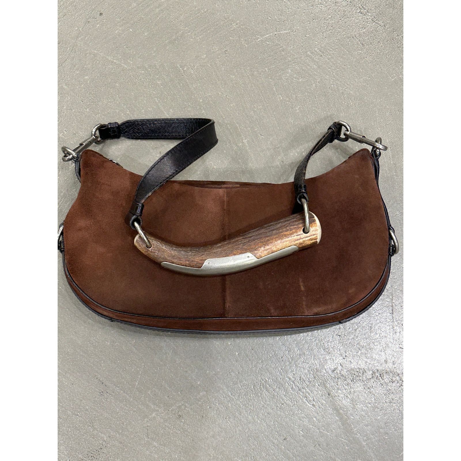 Yves Saint Laurent A/W2002 Yves Saint Laurent Mombasa suede bag Size ONE SIZE - 1 Thumbnail