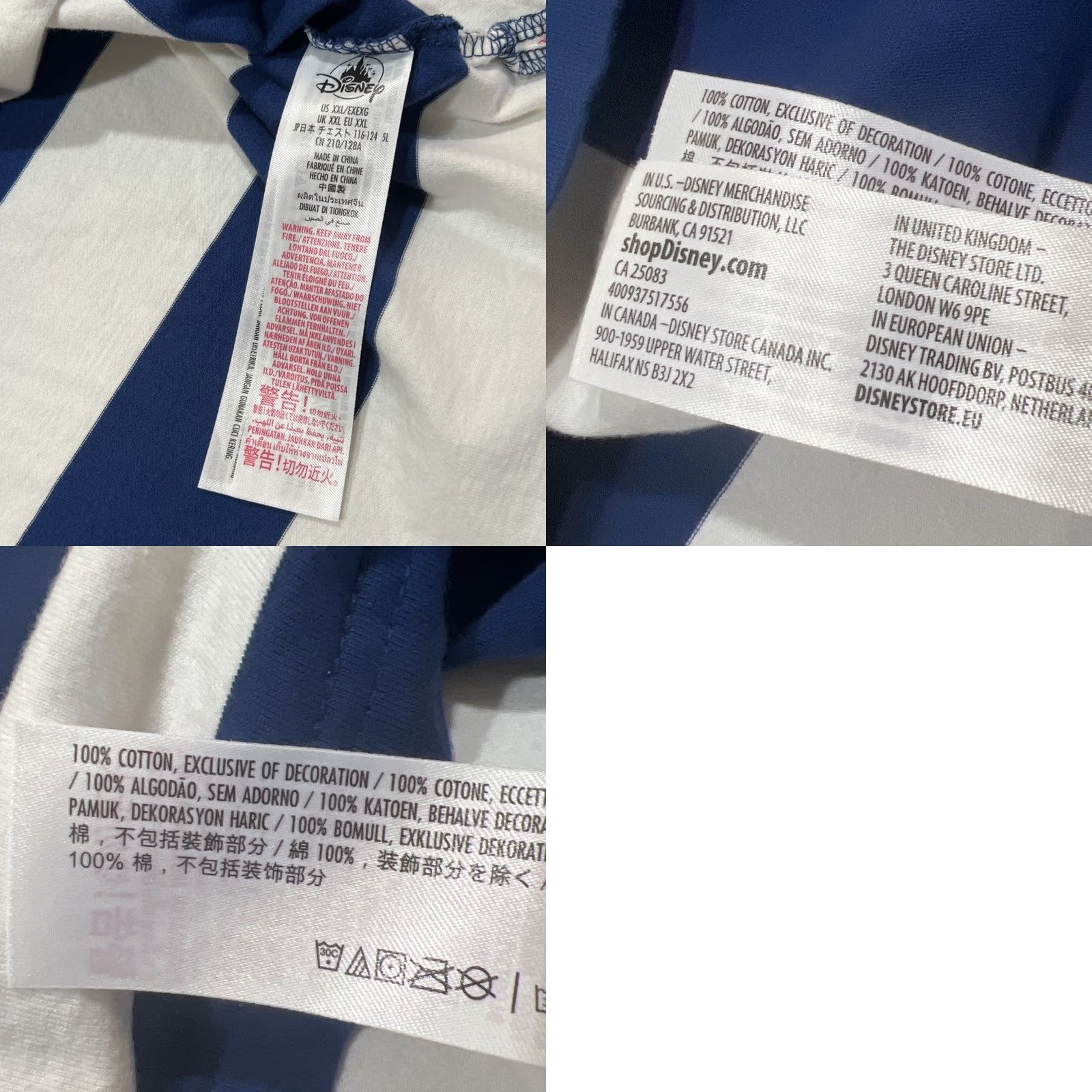 Disney Disney Vacation Club Member Rugby Polo Men XXL Mickey Mouse Stripes Short Sleeve Size US XXL / EU 58 / 5 - 9 Thumbnail