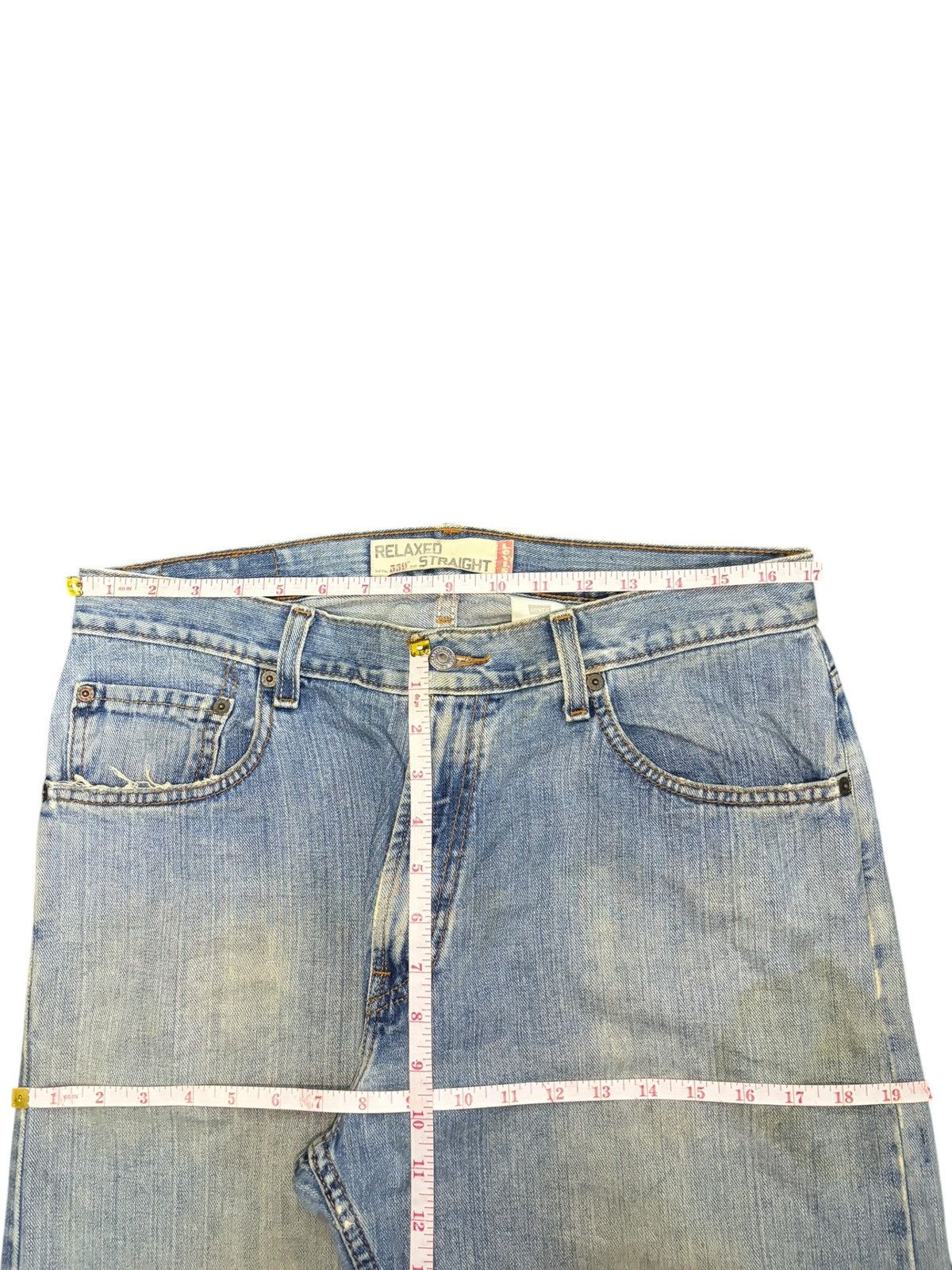 Levi's Vintage 90s Levis 559 Mud Wash Distress Baggy Jeans Size US 34 / EU 50 - 6 Thumbnail