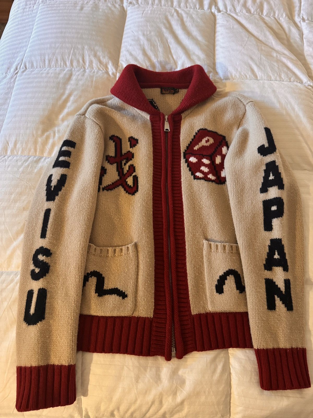 Evisu x Palace Dice Cowichan Knit
