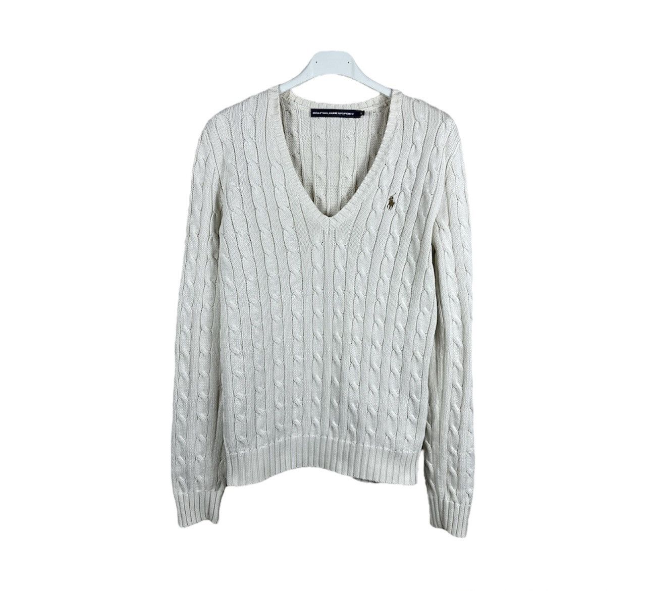 Ralph Lauren Sport Vintage Ralph Lauren Sport cable knit old money sweater Size M / US 6-8 / IT 42-44 - 1 Thumbnail