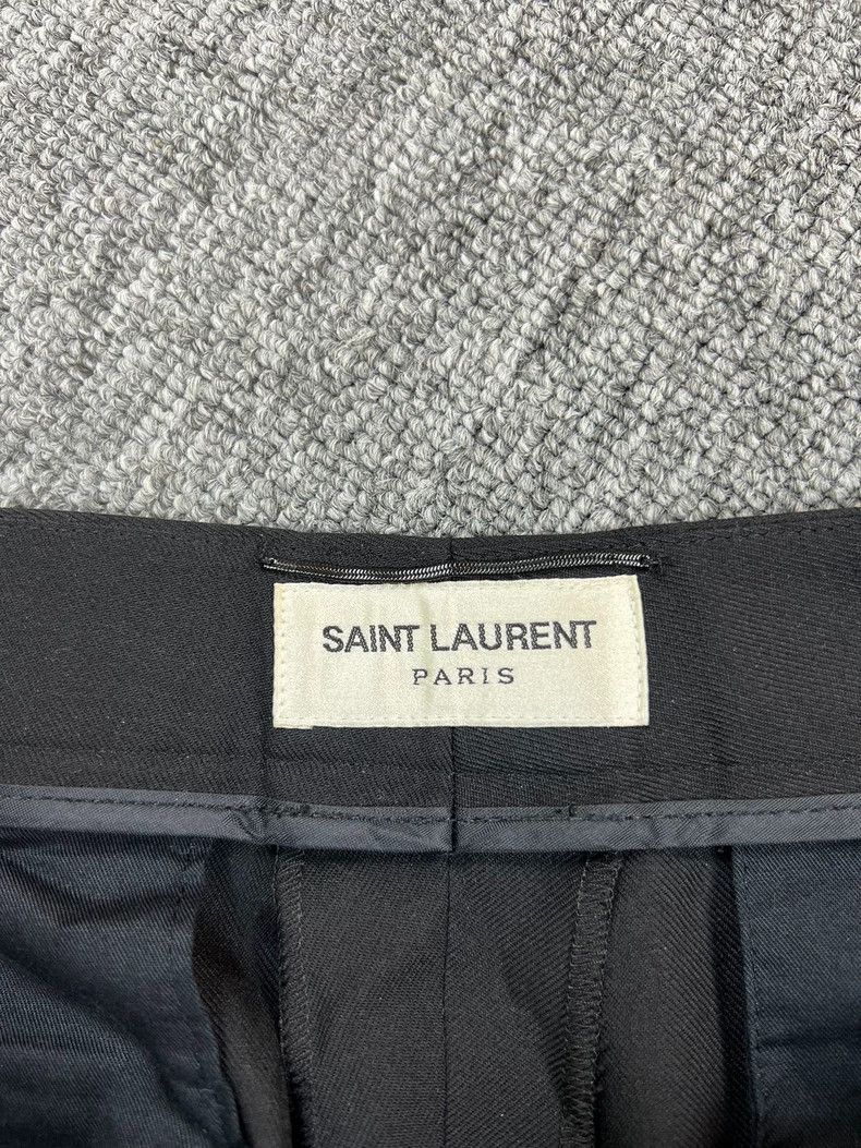 Saint Laurent Paris Saint Laurent Paris 16fw wool micro flared suit pants-2506 Size US 32 / EU 48 - 3 Thumbnail