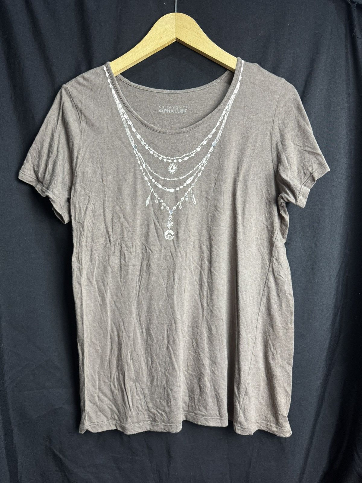 14th Addiction Japanese alpha cubic tshirts necklace styled 14th Size US M / EU 48-50 / 2 - 1 Thumbnail