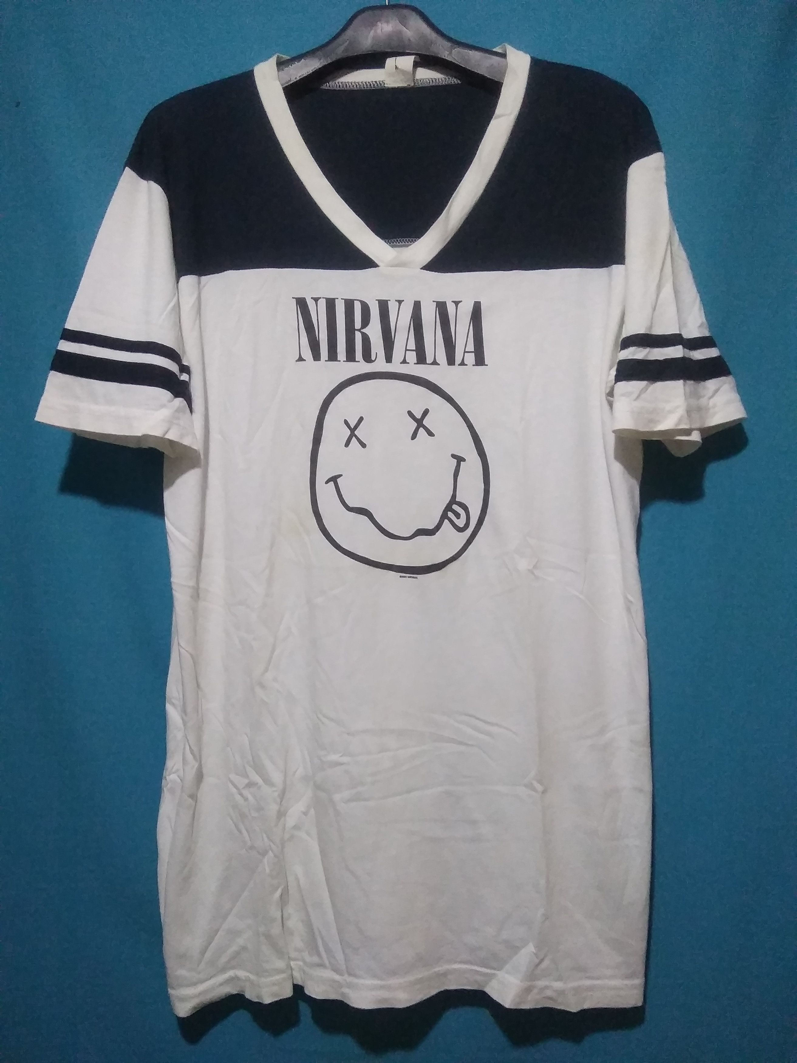 Vintage 2003 Nirvana Smile t shirt rare