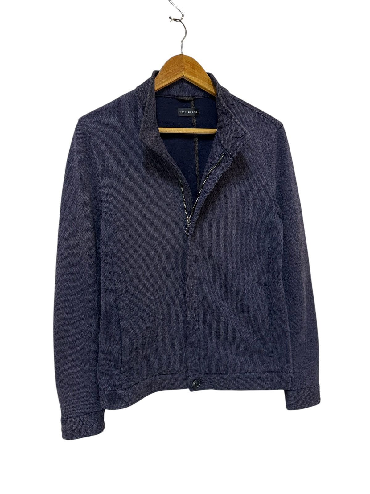 Japanese Brand Vintage Tete Homme Women Jacket Size M / US 6-8 / IT 42-44 - 3 Thumbnail