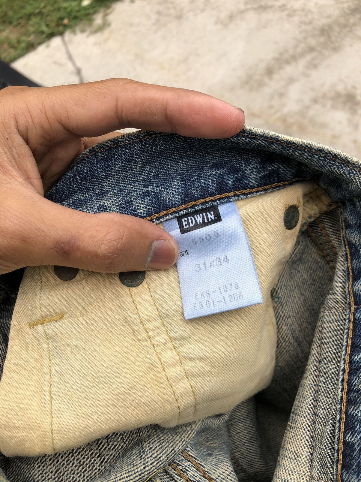 Edwin RUSTY DIRTY WIDE LEG SELVEDGE JEANS BY EDWIN Size US 31 - 5 Thumbnail