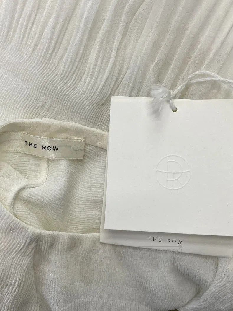 The Row The Row White Ruffled Blouse XS. Size US XS / EU 42 / 0 - 4 Thumbnail