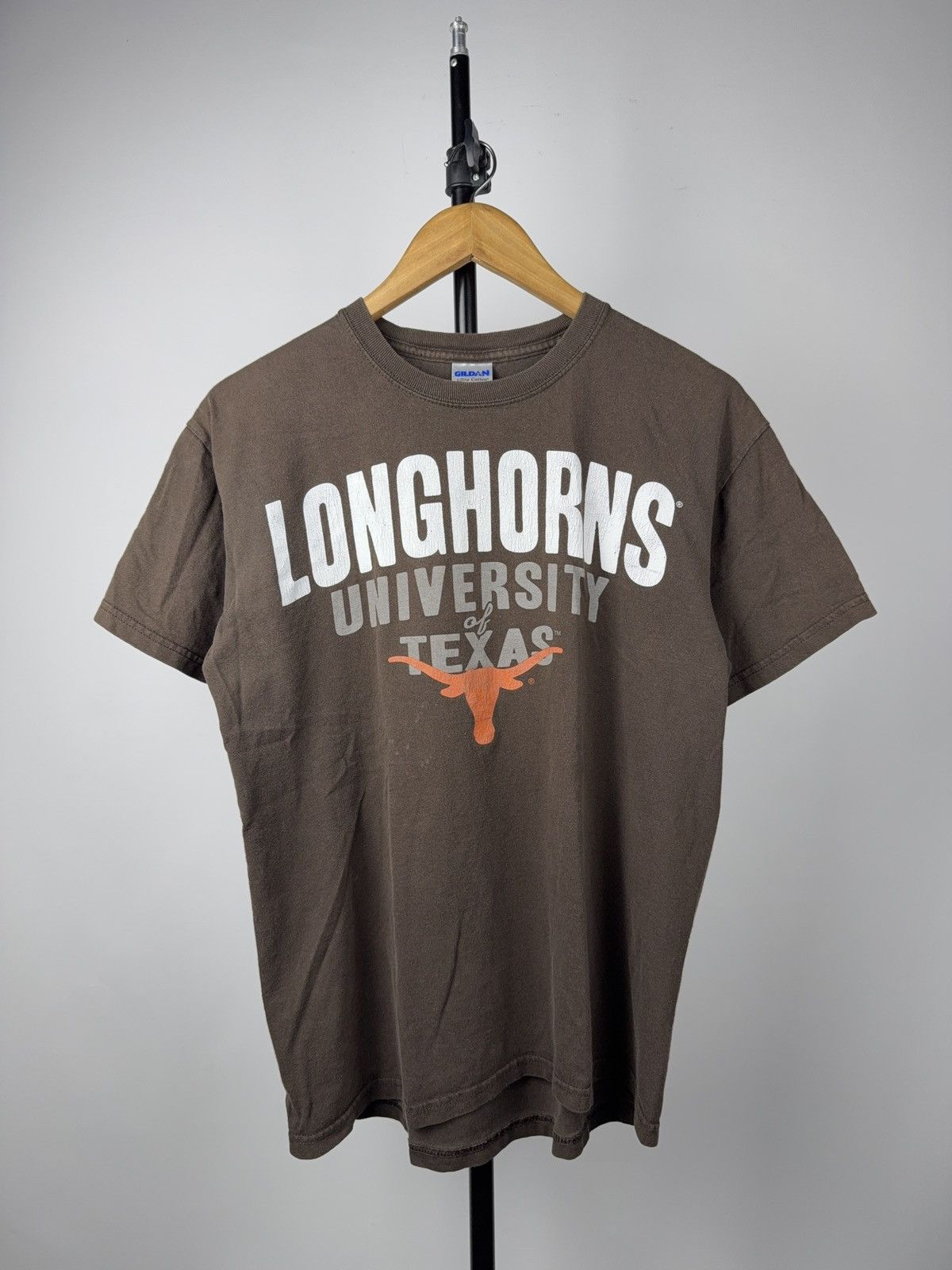 Vintage Vintage 00s USA Texas LOGO Longhorns University Tee Brown M Size US M / EU 48-50 / 2 - 1 Thumbnail