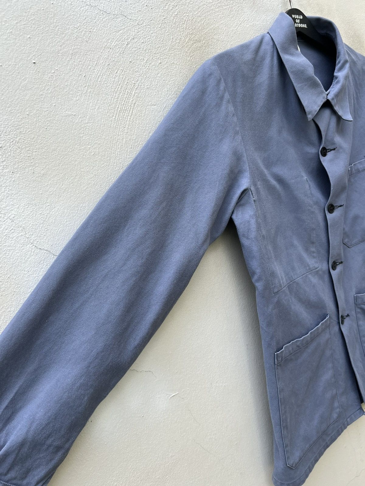 Danton Vintage Danton France Faded Blue Chore Work Jacket Size US M / EU 48-50 / 2 - 11 Thumbnail