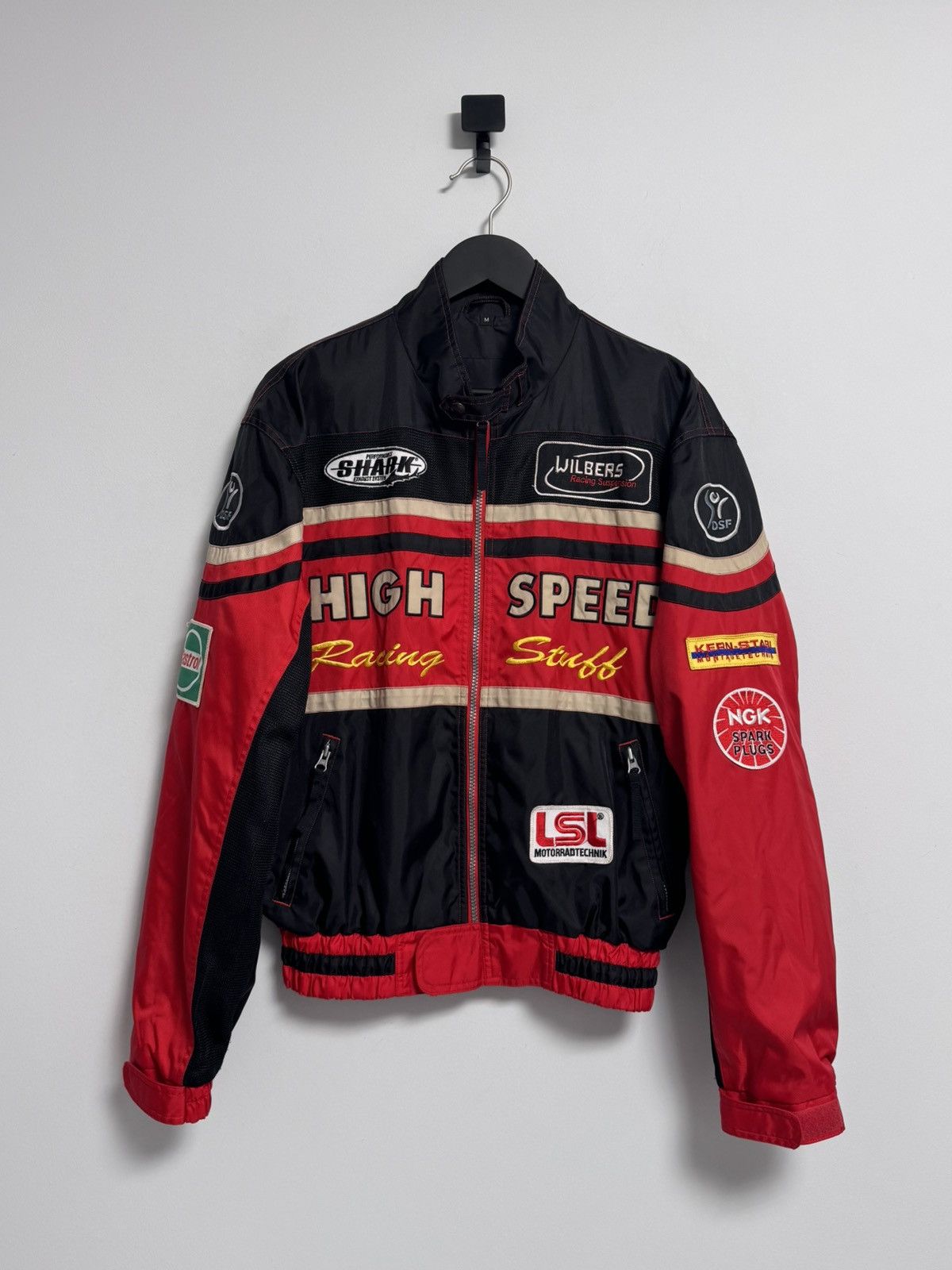 Designer Vintage Moto Racing Racing High Speed MotoGP Castrol Size US M / EU 48-50 / 2 - 1 Thumbnail