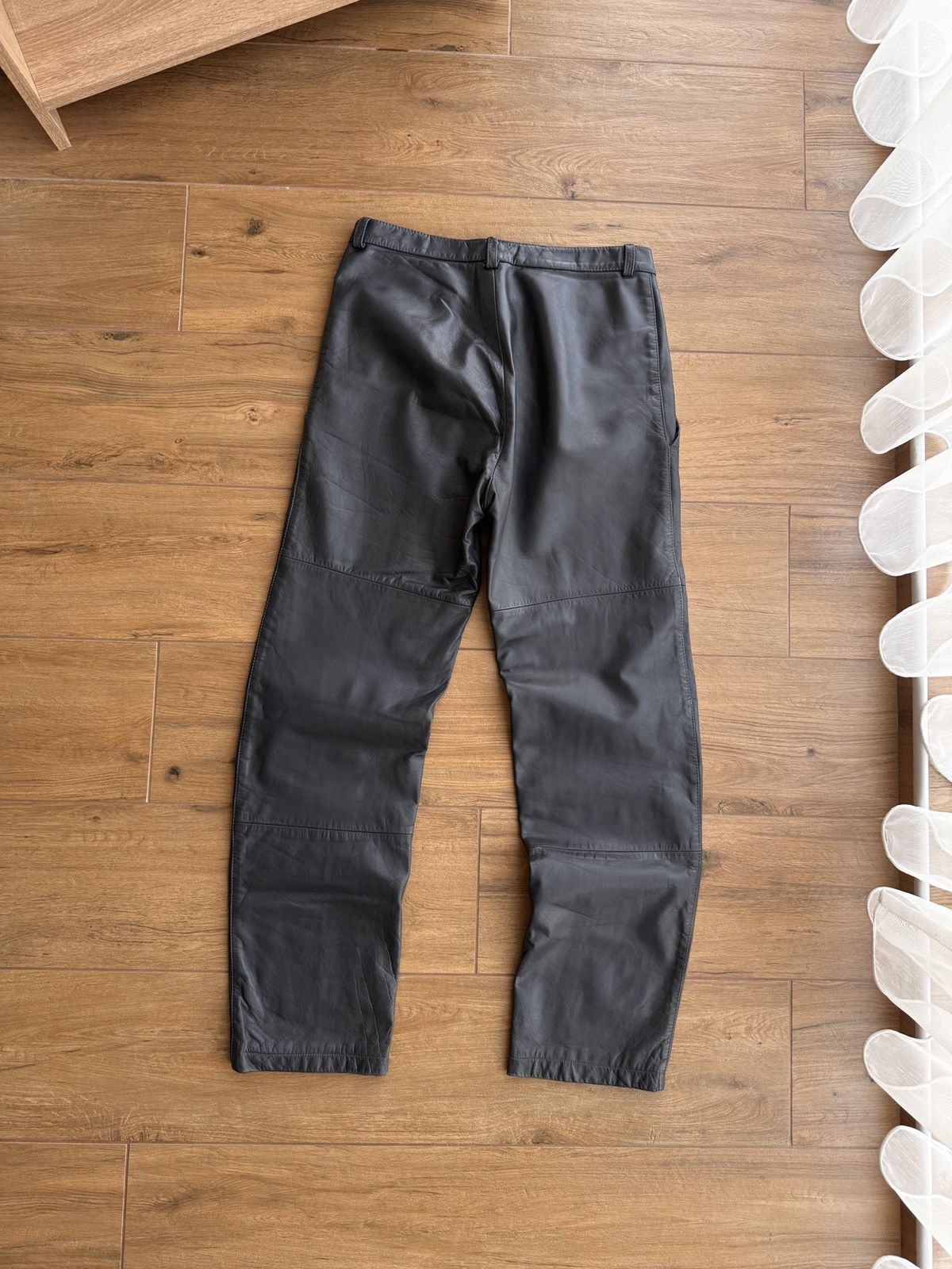 Dainese × Genuine Leather × Vintage Vintage Dainese Streetwear Leather Moto W' Pants Size 25" / US 0 / IT 36 - 7 Thumbnail