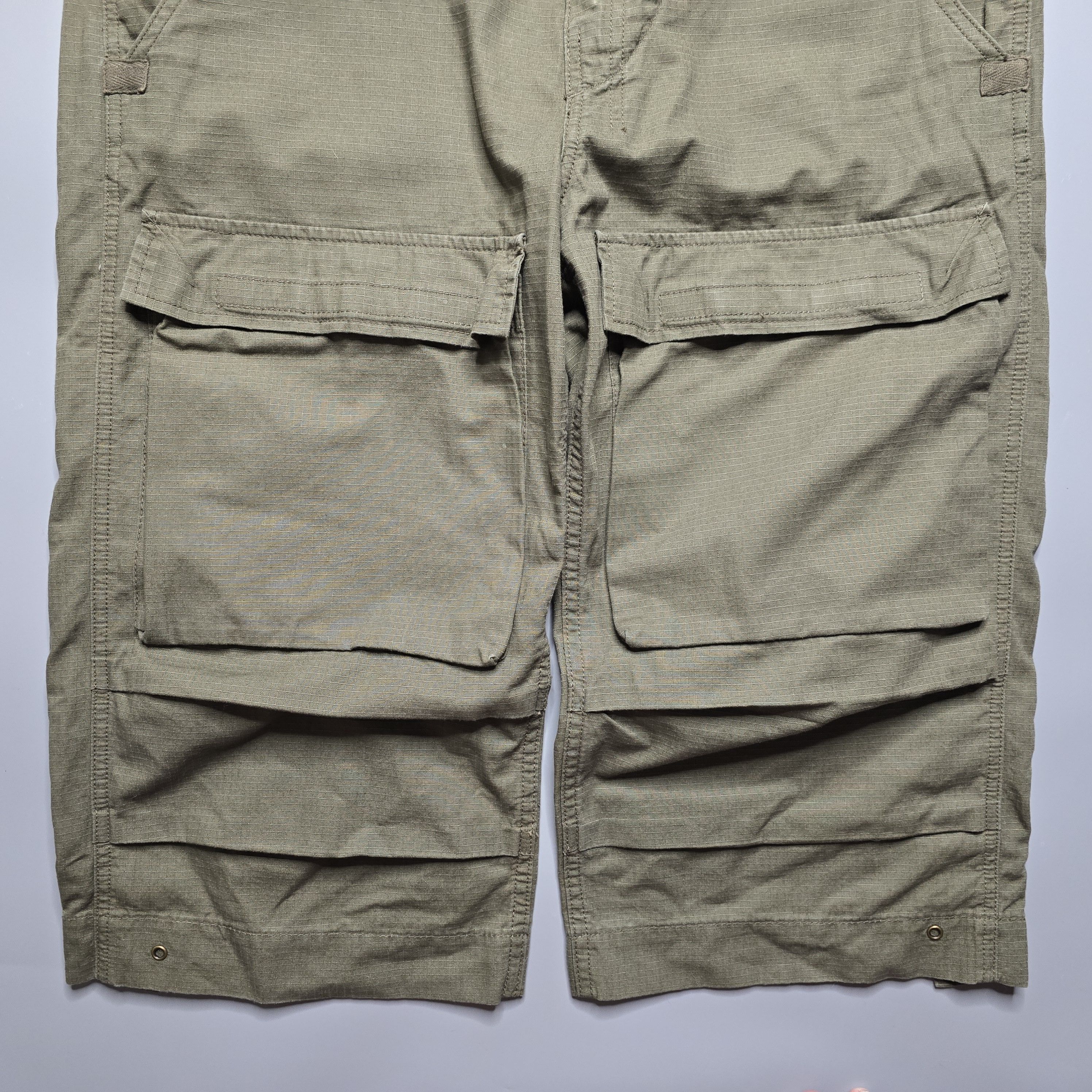 Evisu Evisu - Seagull Baggy Capri Cargo Pants Size US 36 / EU 52 - 6 Thumbnail