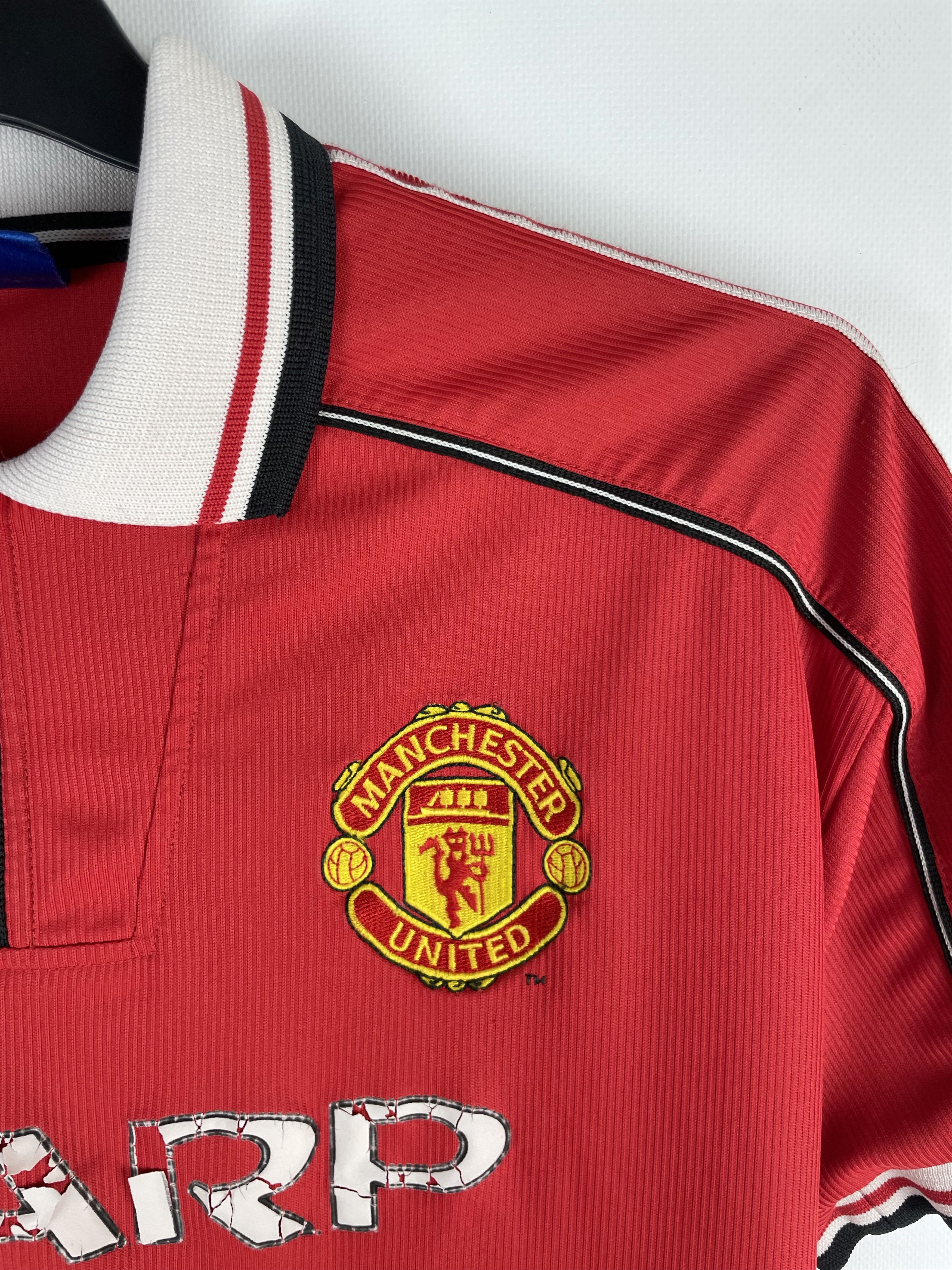 Umbro VERY RARE UMBRO FC MANCHESTER UNITED ENGLAND SOCCER JERSEY Size US M / EU 48-50 / 2 - 5 Thumbnail