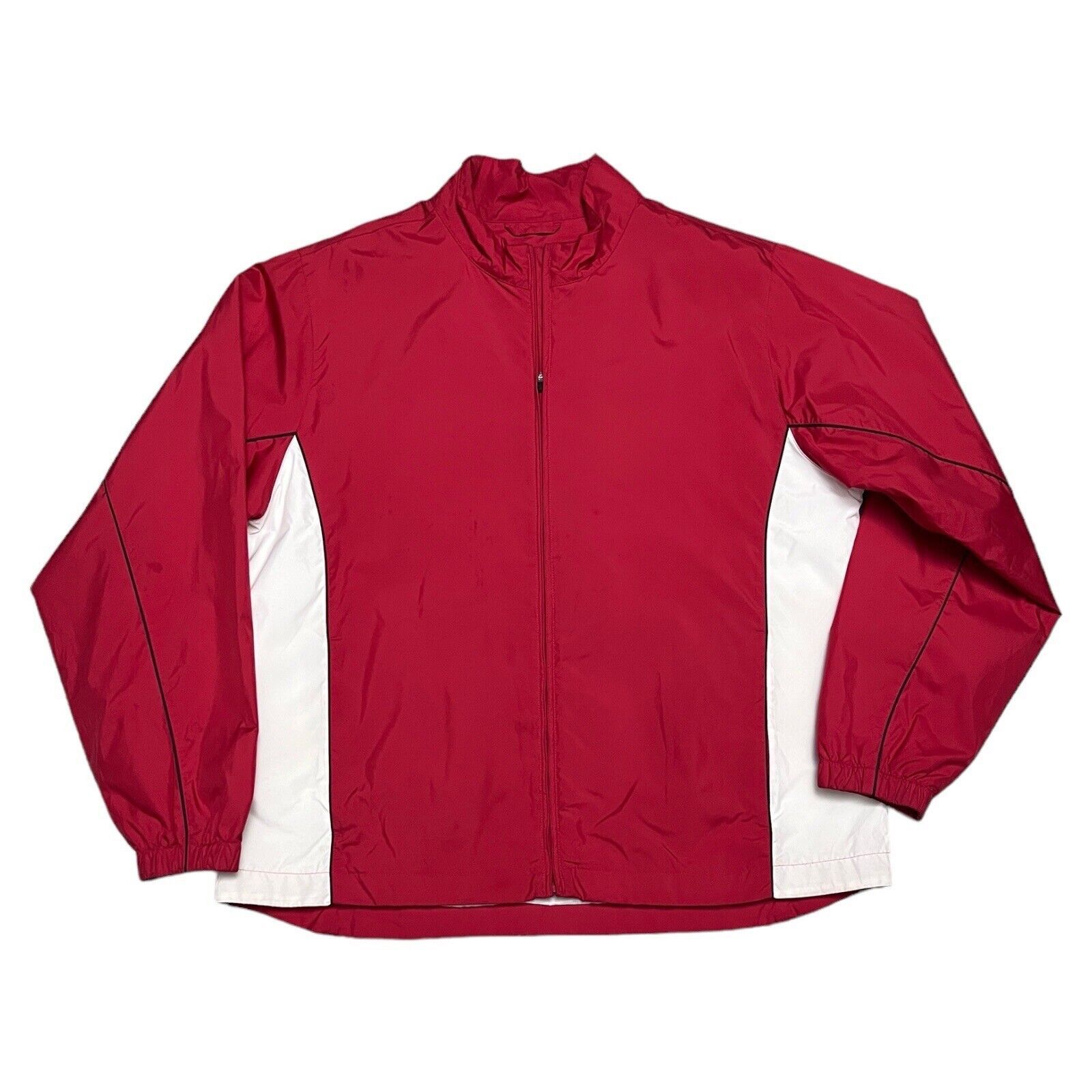 Footjoy FOOTJOY Dryjoys GOLF Light Windbreaker Womens Red Jacket Size XL / US 12-14 / IT 48-50 - 4 Thumbnail