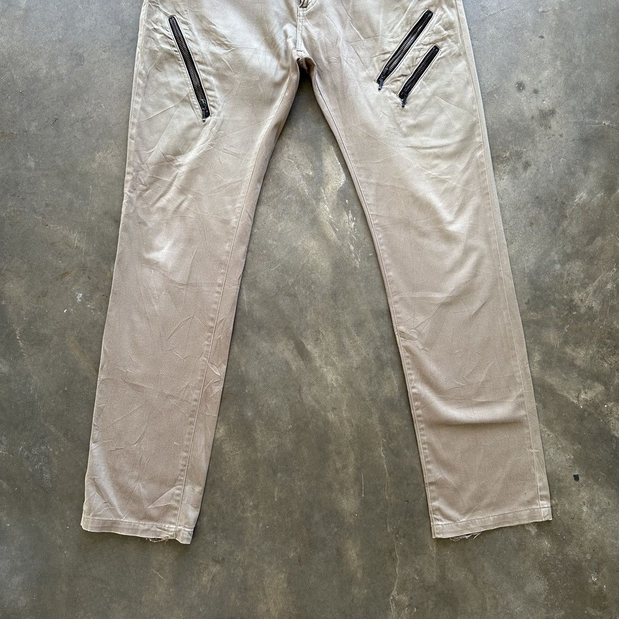 Japanese Brand Distressed Semantic Design Multipocket Zipper Trouser Pant Size US 33 - 2 Thumbnail