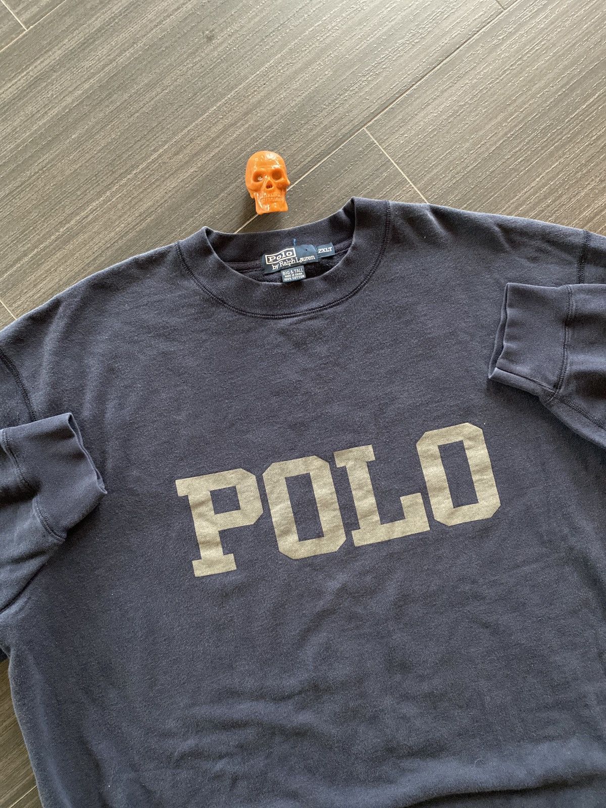Polo Ralph Lauren × Vintage 90s Polo Ralph Lauren spell out logo sweatshirt XXLT Size US XXL / EU 58 / 5 - 2 Thumbnail