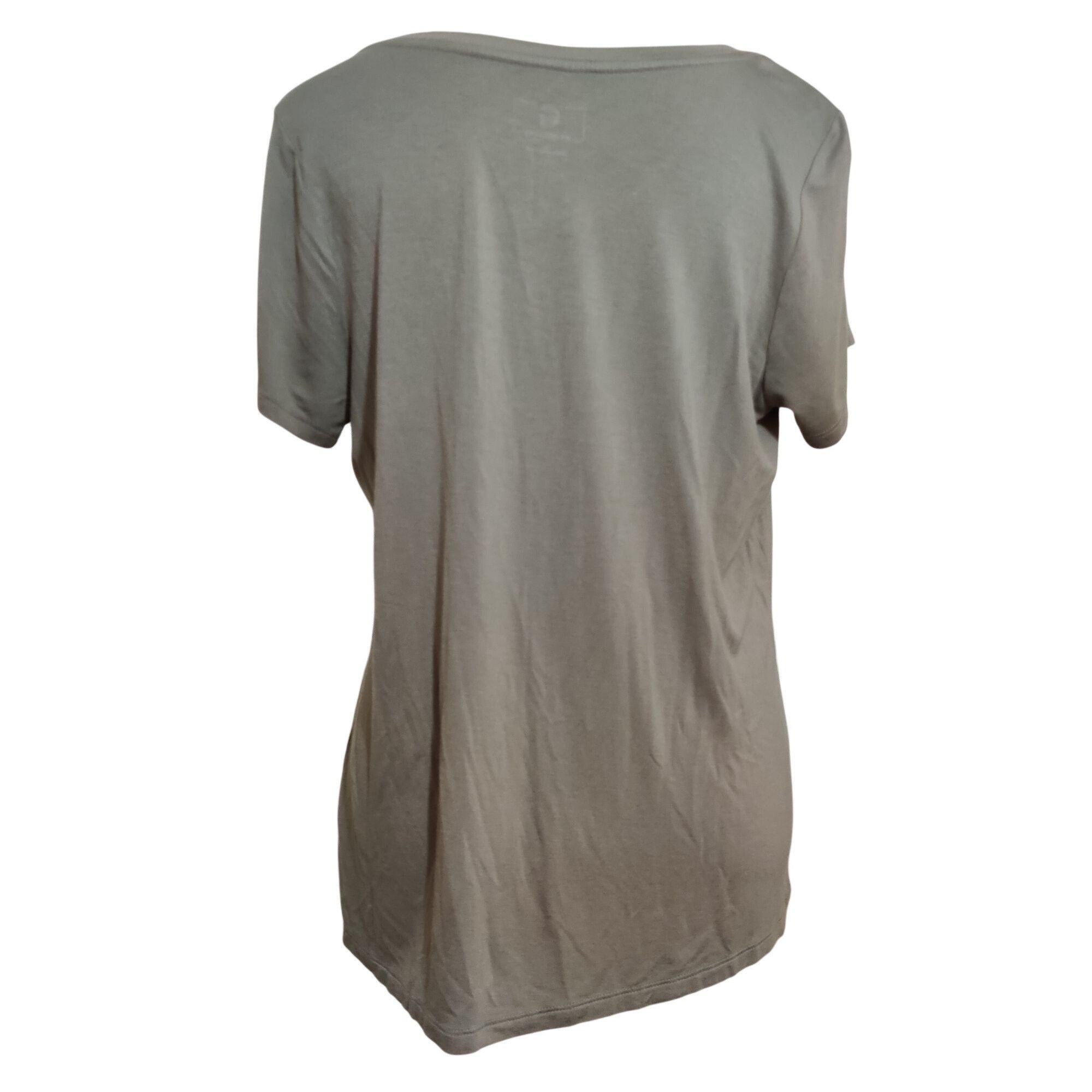Other G By Giuliana Womens T Shirt V Neck Short Sleeve Soft Preppy Size L / US 10 / IT 46 - 3 Thumbnail
