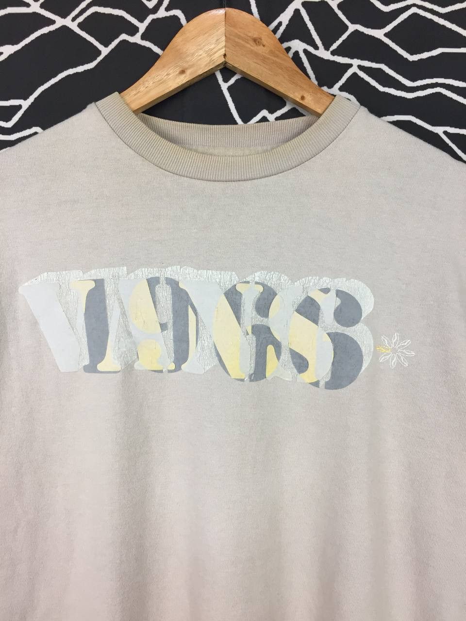 Vans × Vintage Vtg Vans Skateboards Spell Out Logo Longsleeve Tee Size US L / EU 52-54 / 3 - 3 Thumbnail