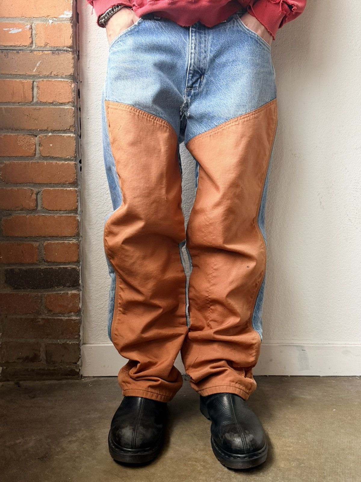 Carhartt Carhartt Thrashed And Distressed Double Knees Size US 32 / EU 48 - 1 Thumbnail