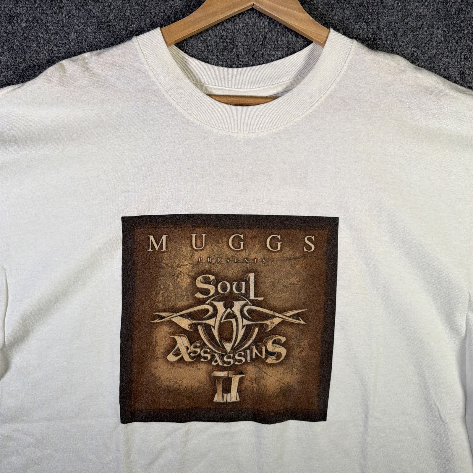 Rap Tees Vintage Cypress Hill Shirt Mens 2XL White 90s DJ Muggs Rap T Size US XXL / EU 58 / 5 - 5 Thumbnail