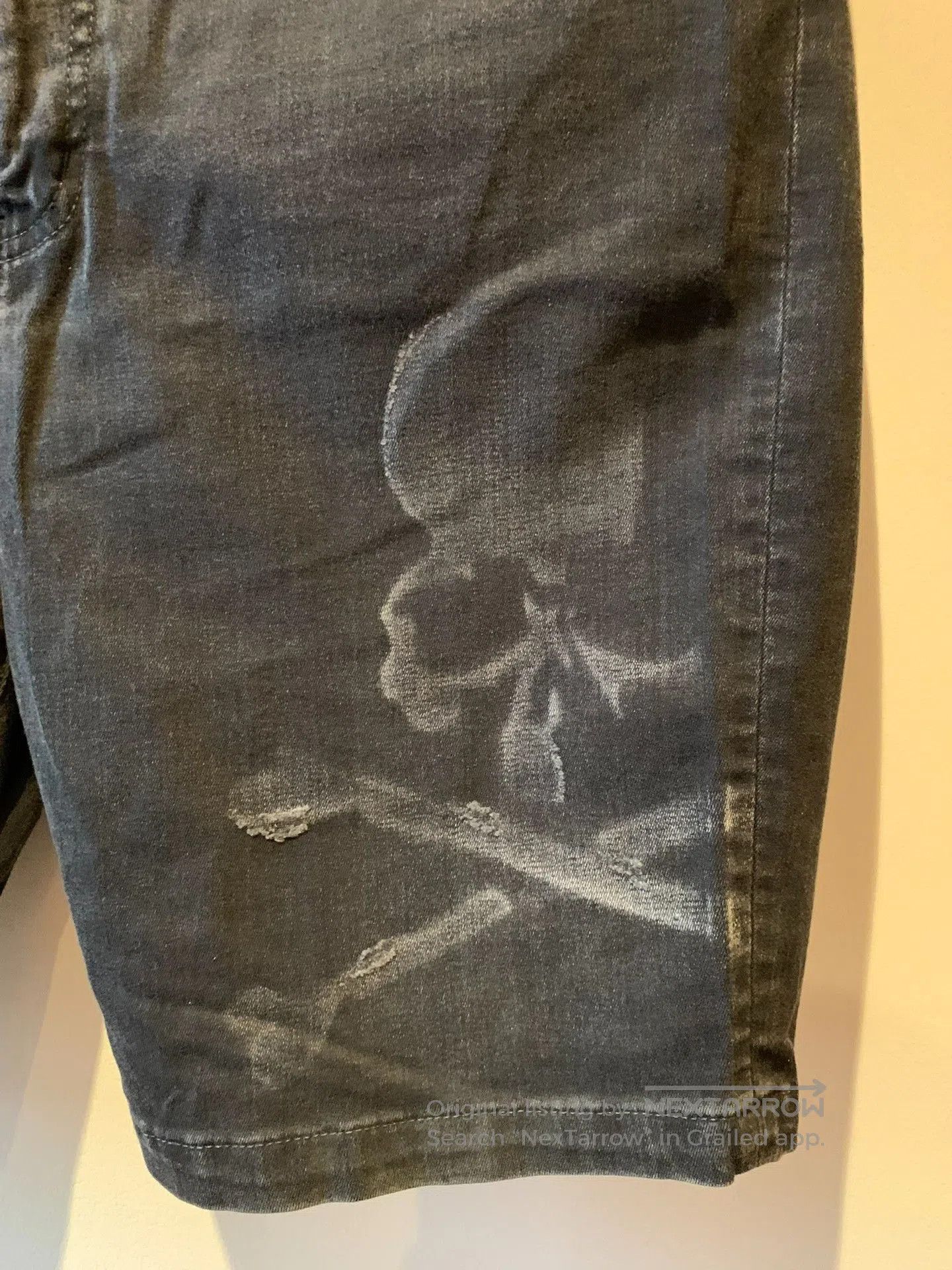 Mastermind World mastermind world black skull denim shorts. Size US 34 / EU 50 - 3 Thumbnail