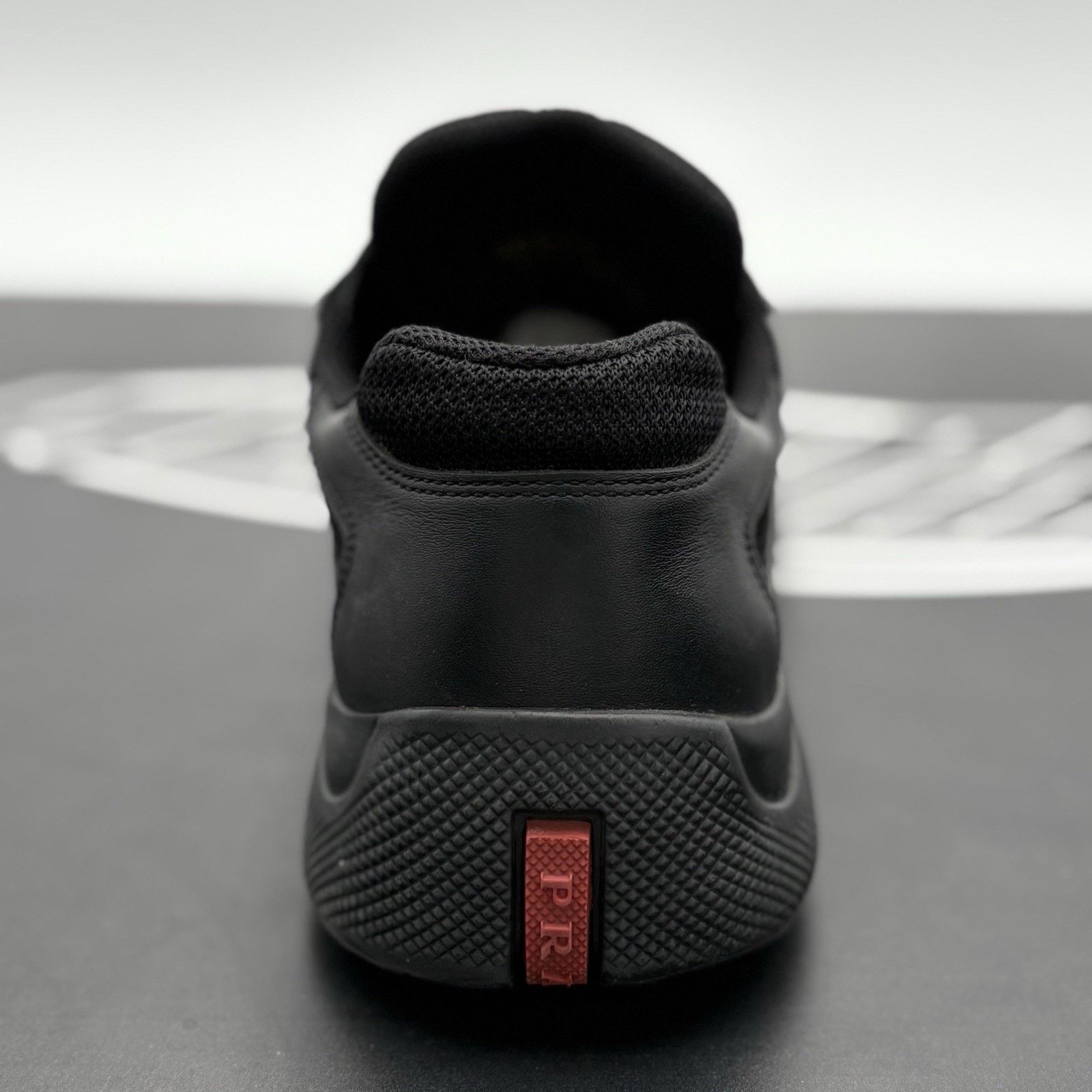 Prada Prada Americas Cup ' Black Leather ' | GOOD CONDITION! Size US 8 / EU 41 - 3 Thumbnail