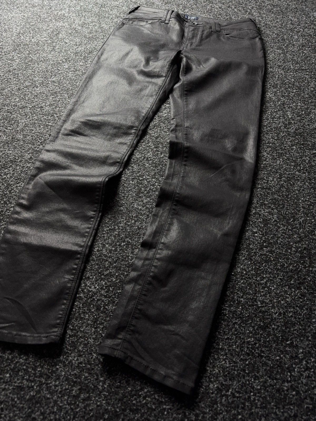Armani Vintage 00s Luxury Designer Armani Jeans Tessuto skiny pants Size 30" / US 8 / IT 44 - 3 Thumbnail