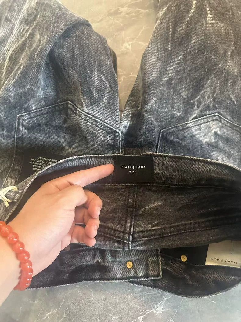Fear of God Fear of God 5th Water Ripple Jeans Size US 29 - 6 Thumbnail