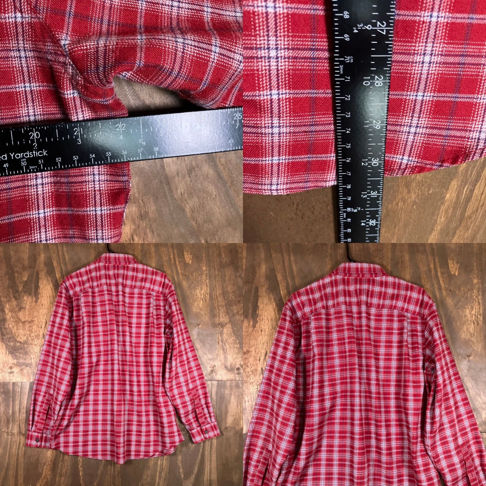 Eddie Bauer Eddie Bauer Mens Shirt Red Plaid Travex Collared Button Down Long Sleeve Large Size US L / EU 52-54 / 3 - 8 Thumbnail
