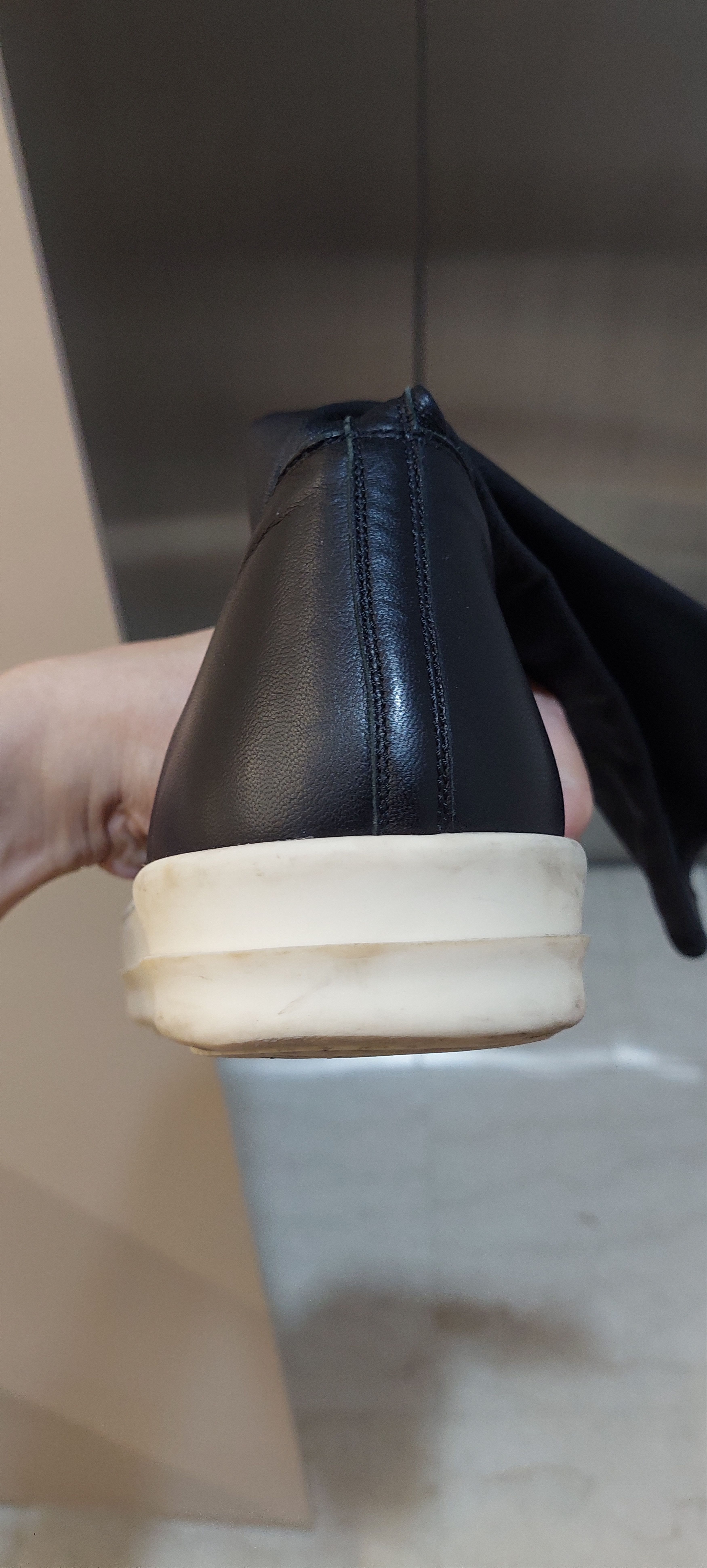 Rick Owens Rick Owens Leather Sock Ramones Size US 10 / EU 43 - 17 Thumbnail