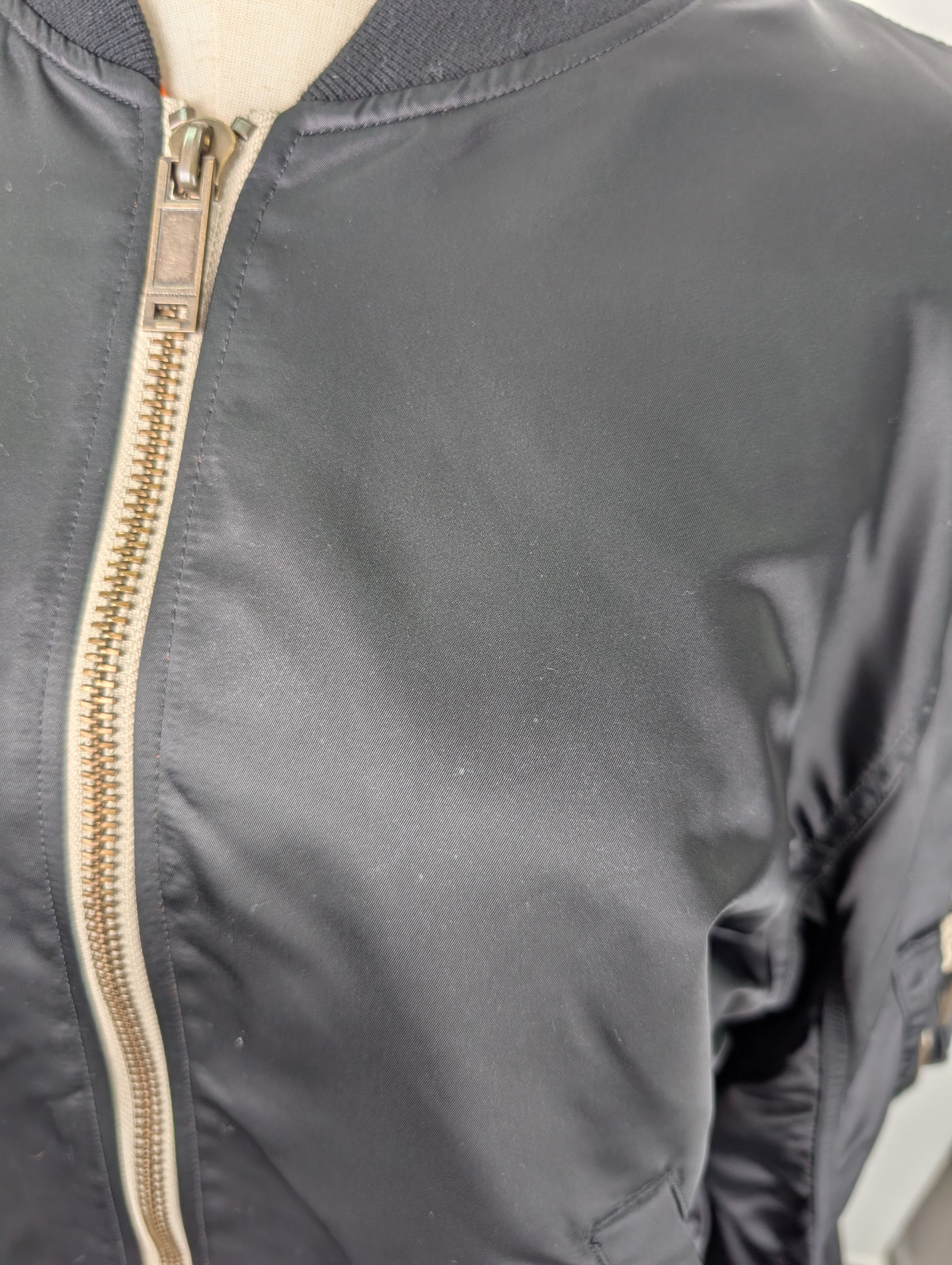 Christian Dada Christian Dada Deconstructed MA-1 Bomber Jacket Size XS / US 0-2 / IT 36-38 - 4 Thumbnail