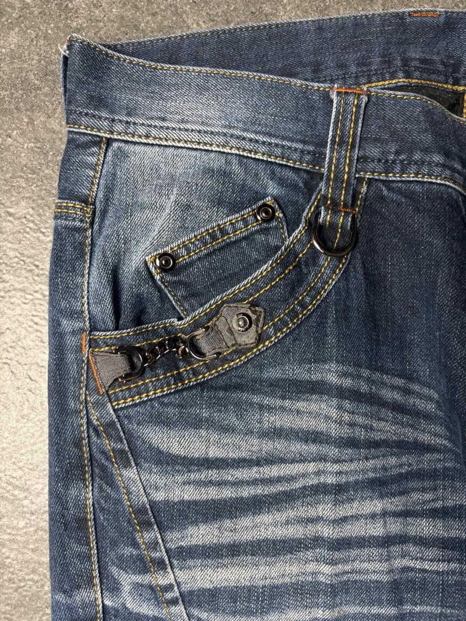 Japanese Brand 2000s Hideways Nicole Club For Men Slim Bootcut Jeans Size US 30 / EU 46 - 3 Thumbnail