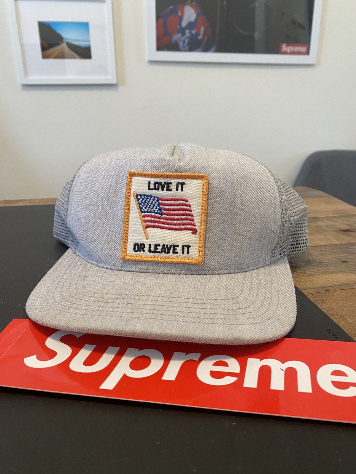 supreme-supreme-love-it-or-leave-it-america-trucker-hat-grailed