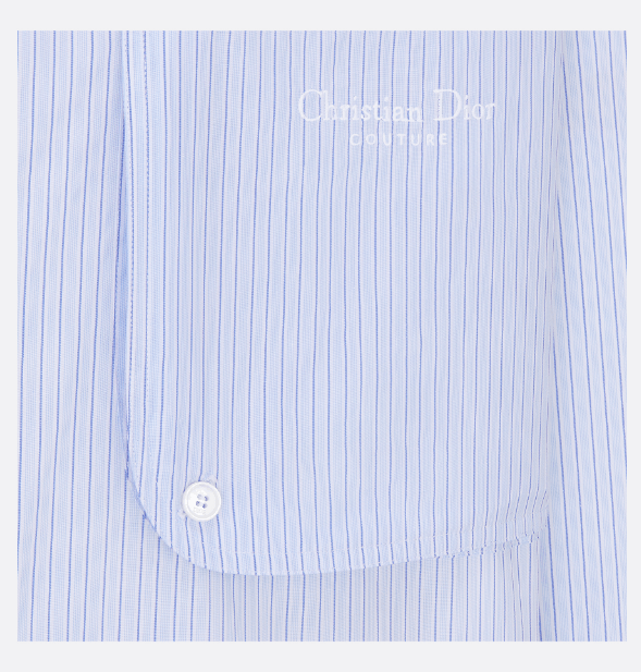 Dior o1w1db10625 Christian Dior Embroidery Shirt in Light Blue Size US L / EU 52-54 / 3 - 3 Thumbnail