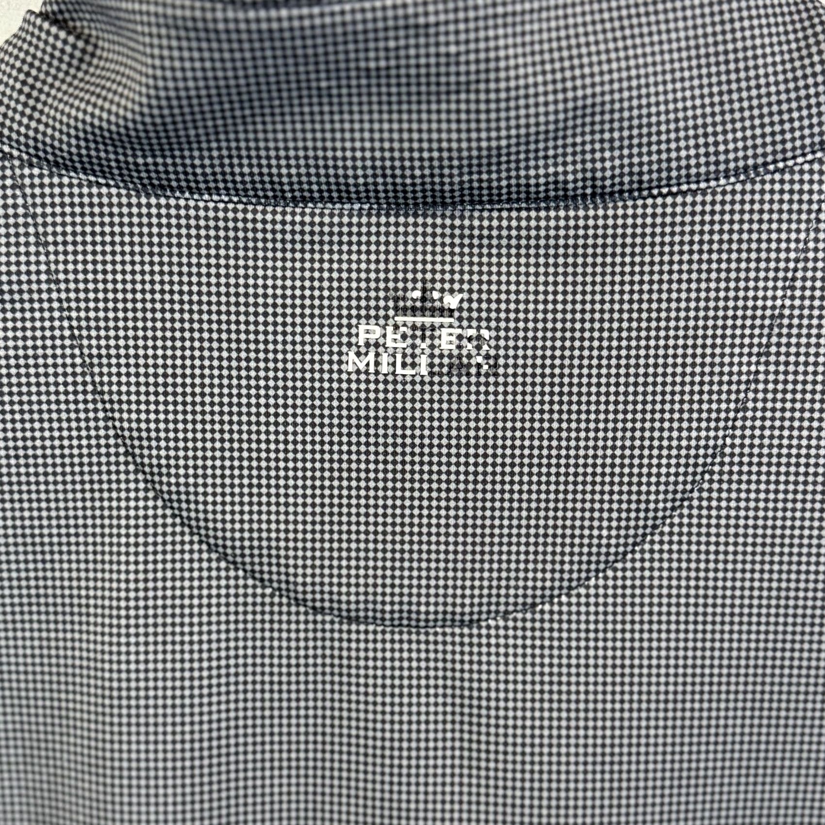 Peter Millar VINTAGE Peter Millar Crown Sport Pullover Mens Large Quarter Zip Golf 1914 Check Size US L / EU 52-54 / 3 - 3 Thumbnail