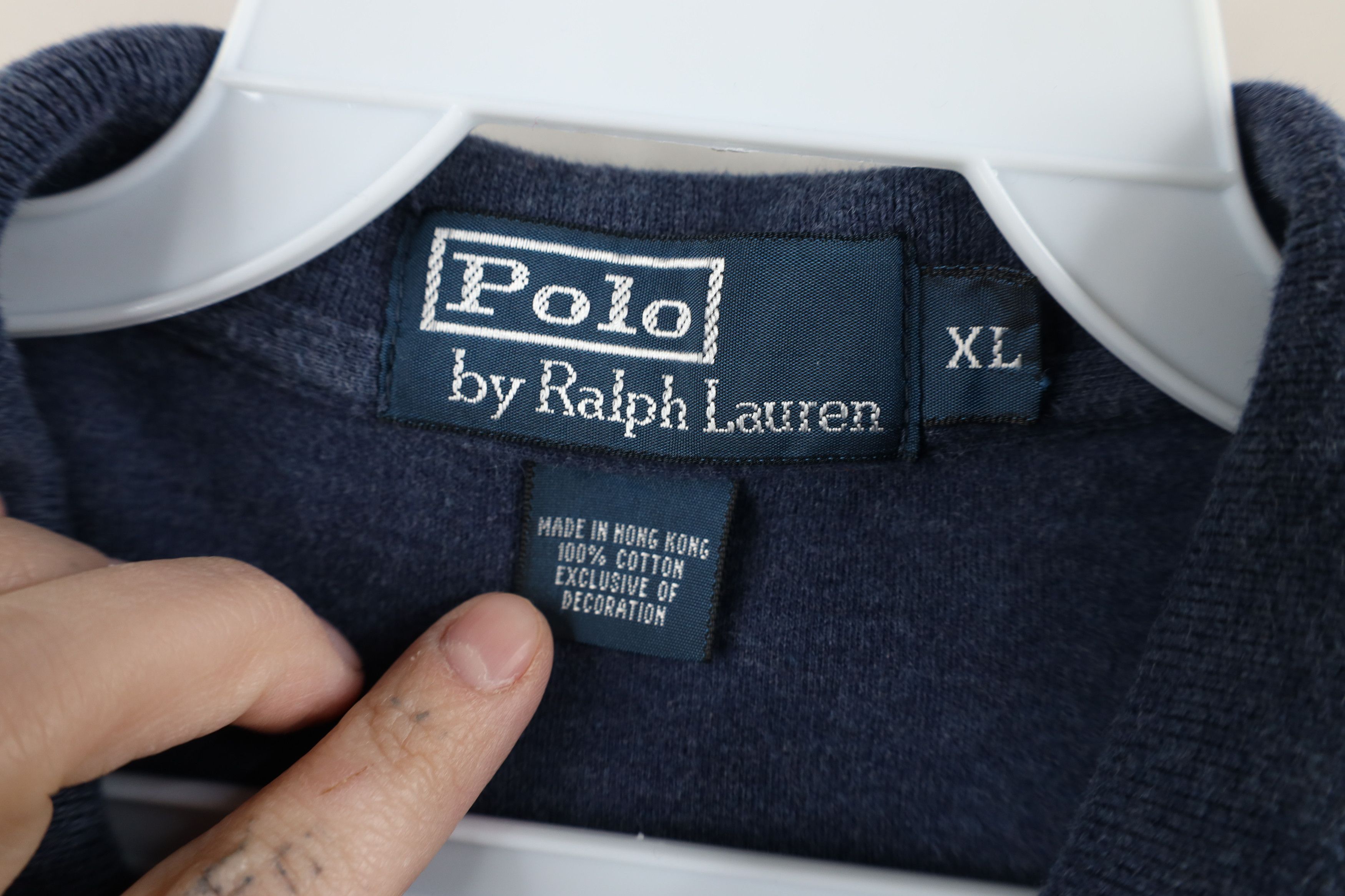 Ralph Lauren × Vintage Vintage 90s Ralph Lauren Soft Cotton Touch Golf Polo Shirt Size US XL / EU 56 / 4 - 9 Thumbnail