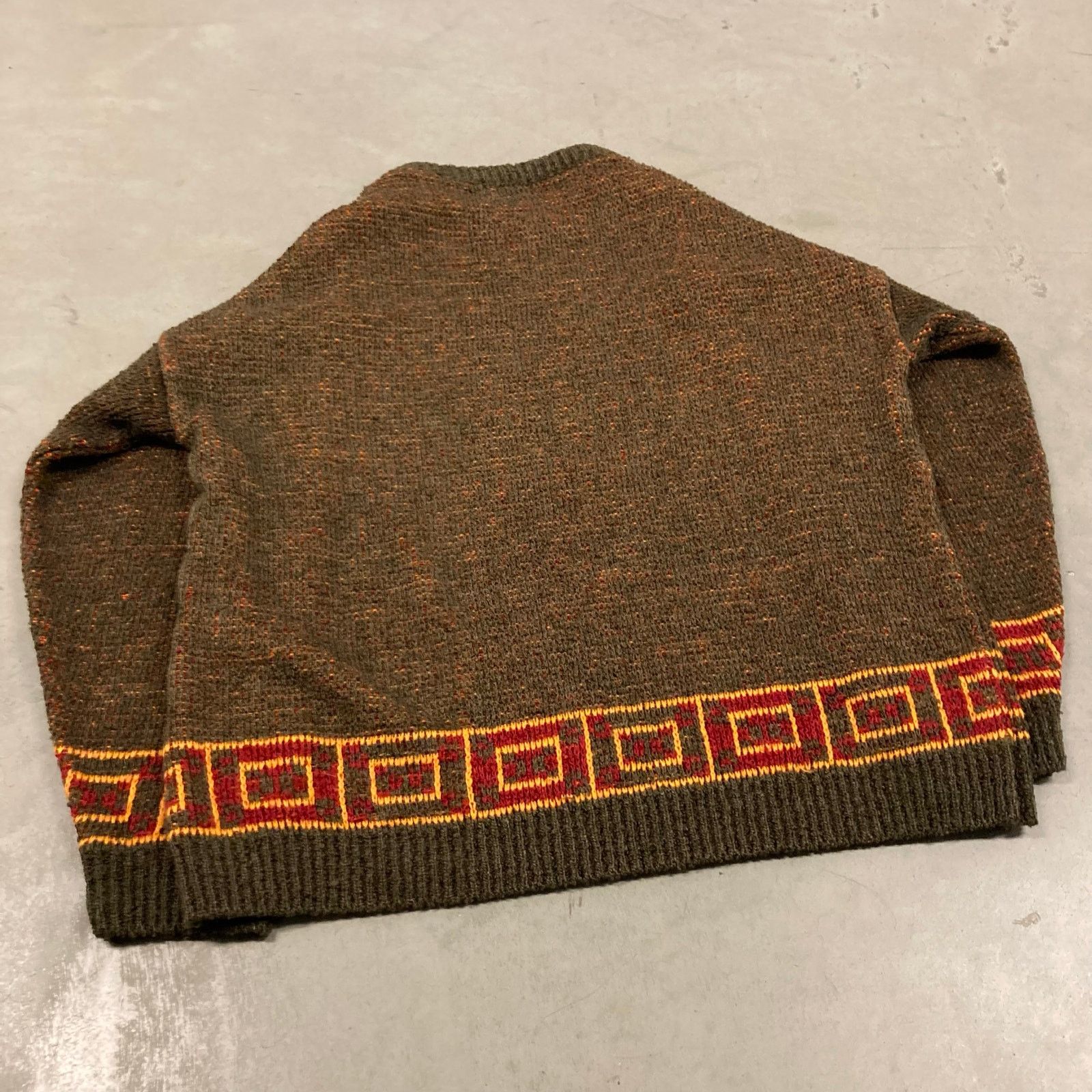 Vintage vintage y2k fall leaf sweater Size US L / EU 52-54 / 3 - 4 Thumbnail