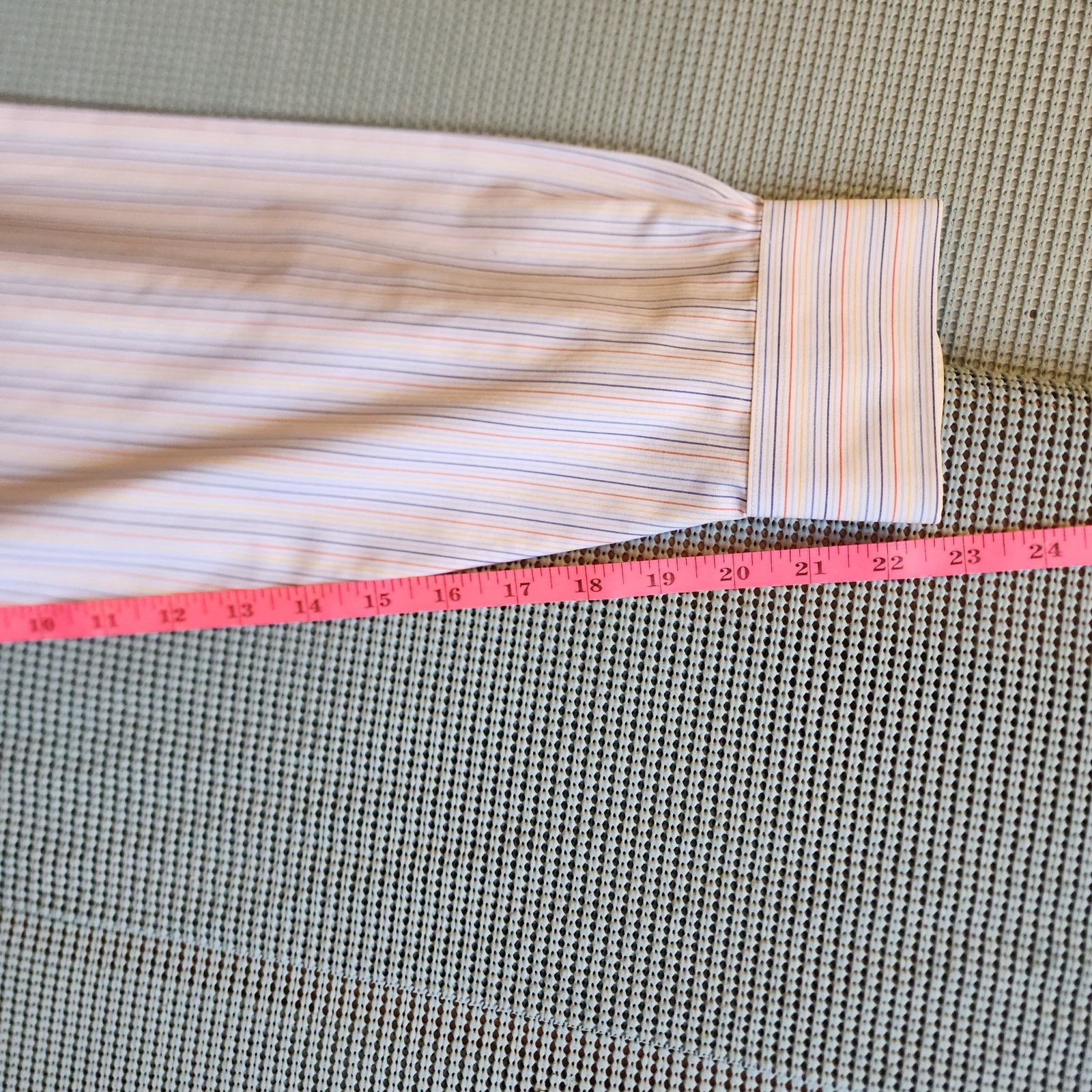 Brooks Brothers Brooks Brothers Men 17 - 35 Supima Cotton Striped Shirt Size US XL / EU 56 / 4 - 4 Thumbnail