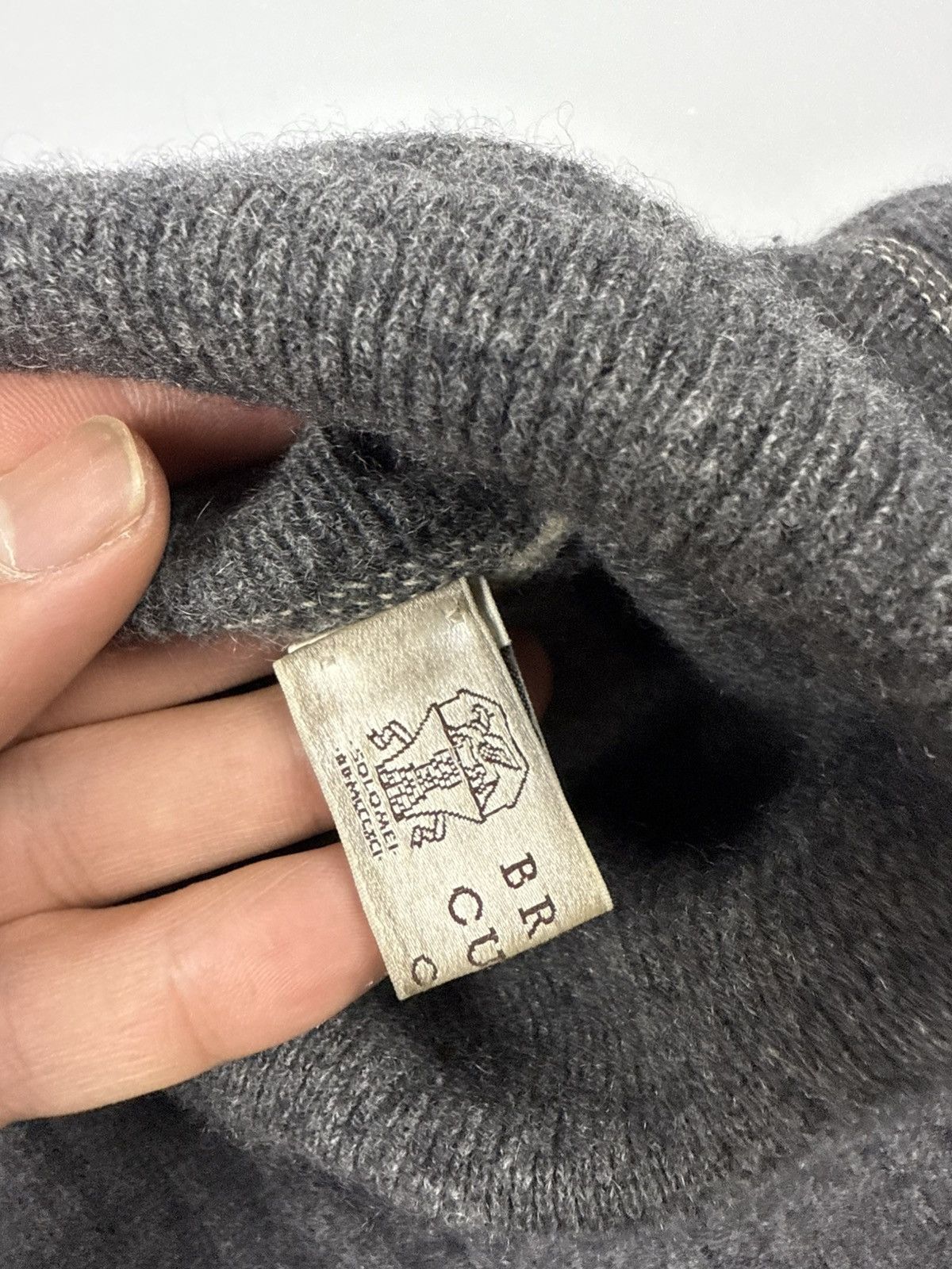 Brunello Cucinelli Brunello cucinelli jersey dolcevitta grey size M Size US M / EU 48-50 / 2 - 6 Thumbnail